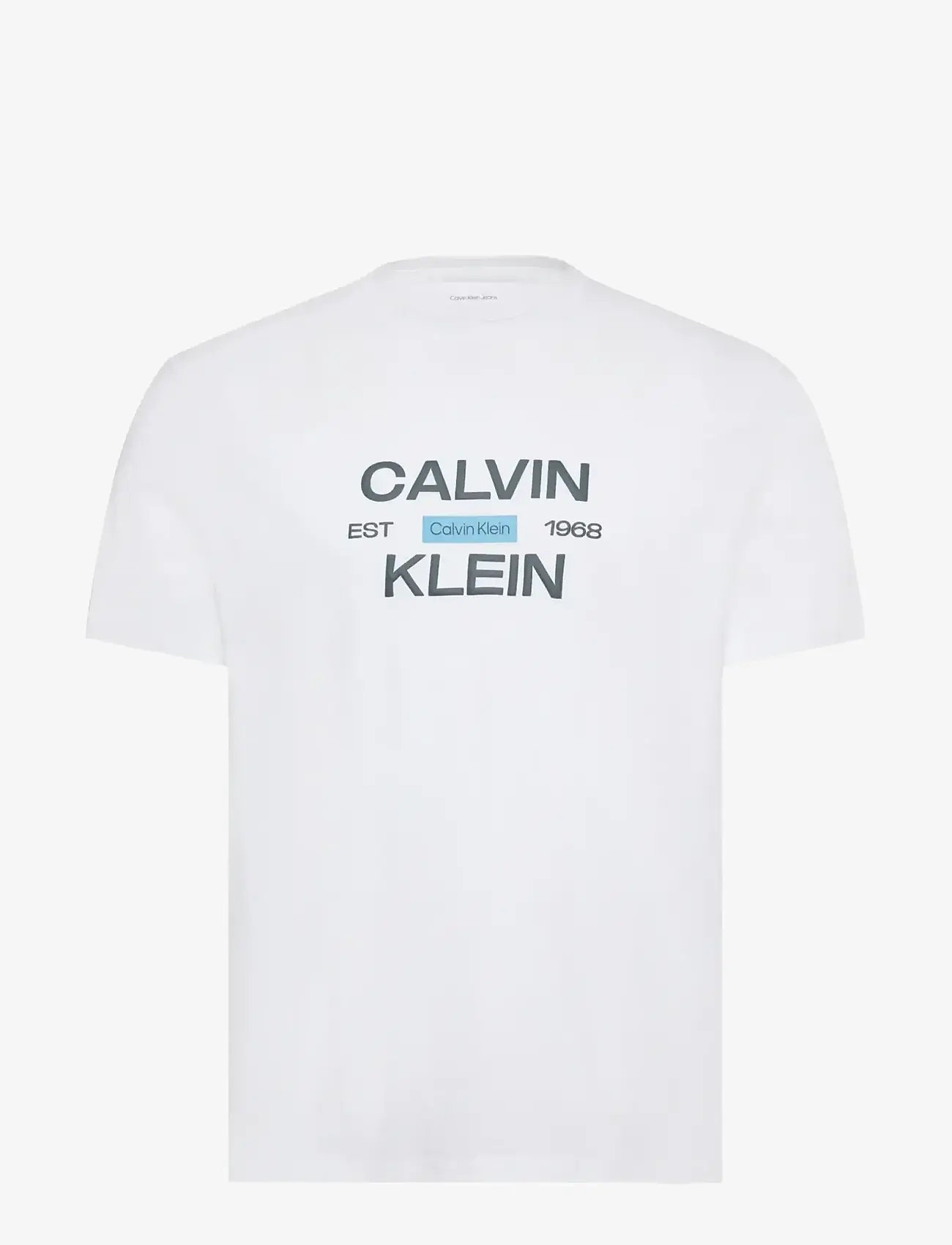 Calvin Klein Jeans - SS 30s EU CALVINKLEIN STACK GRAP - t-shirts à manches courtes - bright white - 1