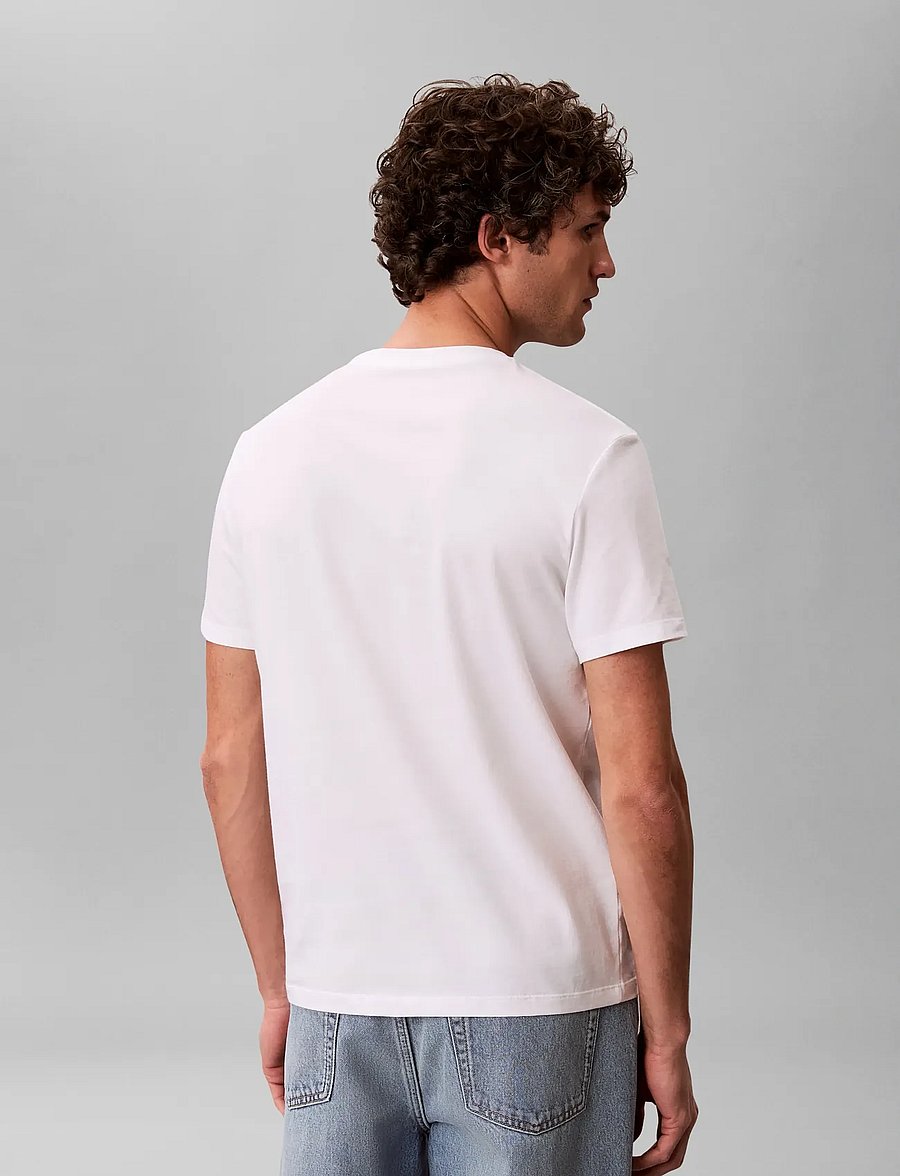 Calvin Klein Jeans - SS 30s EU CALVINKLEIN STACK GRAP - korte mouwen - bright white - 2