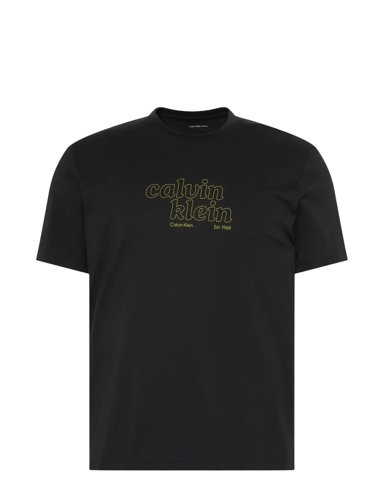 Calvin Klein Jeans SS 30s EU CALVIN KLEIN TRVL GRAP - Tøj - BLACK / black