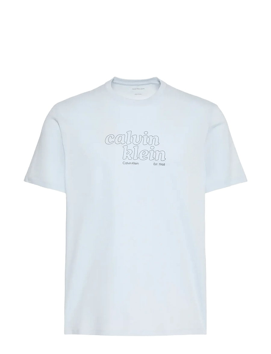 Calvin Klein Jeans - SS 30s EU CALVIN KLEIN TRVL GRAP - kortärmade t-shirts - plein air - 1