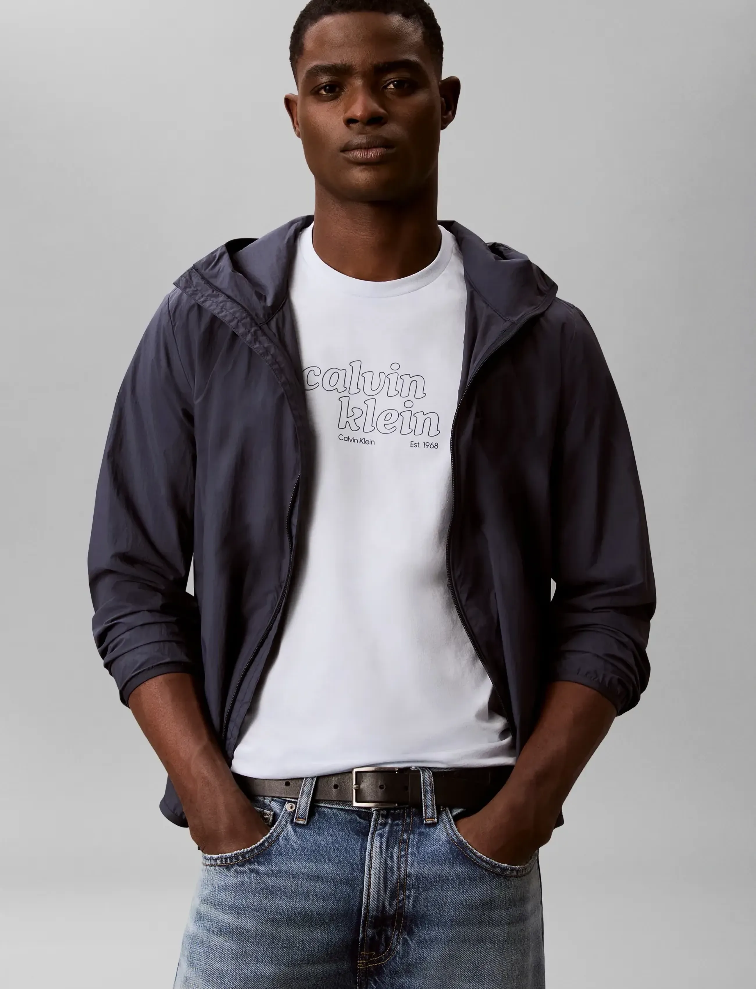 Calvin Klein Jeans - SS 30s EU CALVIN KLEIN TRVL GRAP - kortærmede t-shirts - plein air - 4