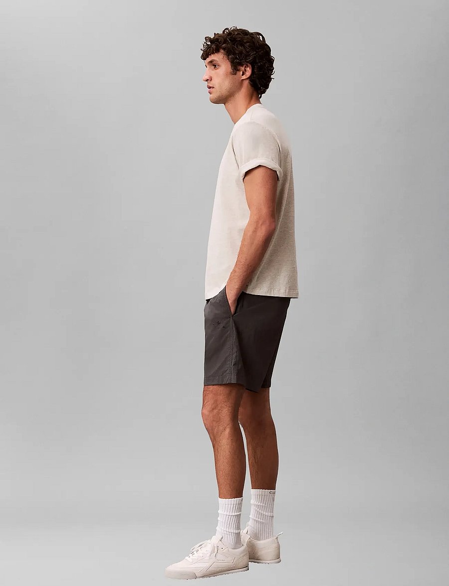 Calvin Klein Jeans - SS 20S CALVINKLEIN TRVL FONT GRA - short-sleeved t-shirts - ba01 grey heather - 5