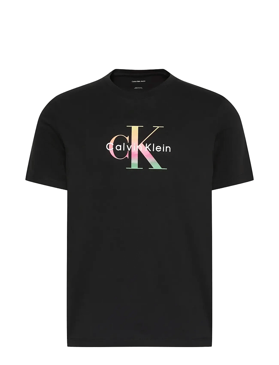 Calvin Klein Jeans - SS 20s CK PRIDE26 GRAPHIC CLSC T - stutterma bolir - black - 0