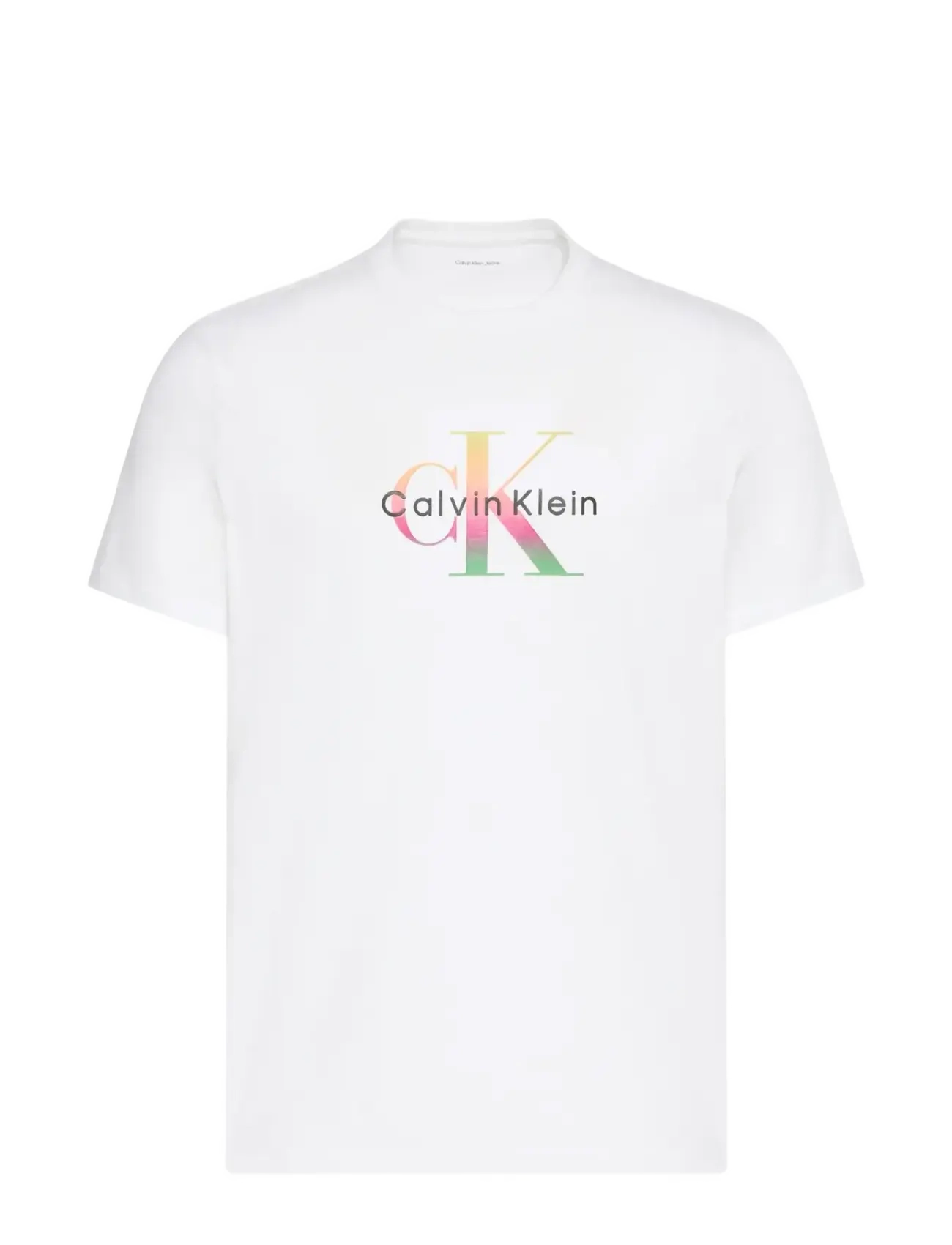 Calvin Klein Jeans SS 20s CK PRIDE26 GRAPHIC CLSC T - Riided - BRILLIANT WHITE / white