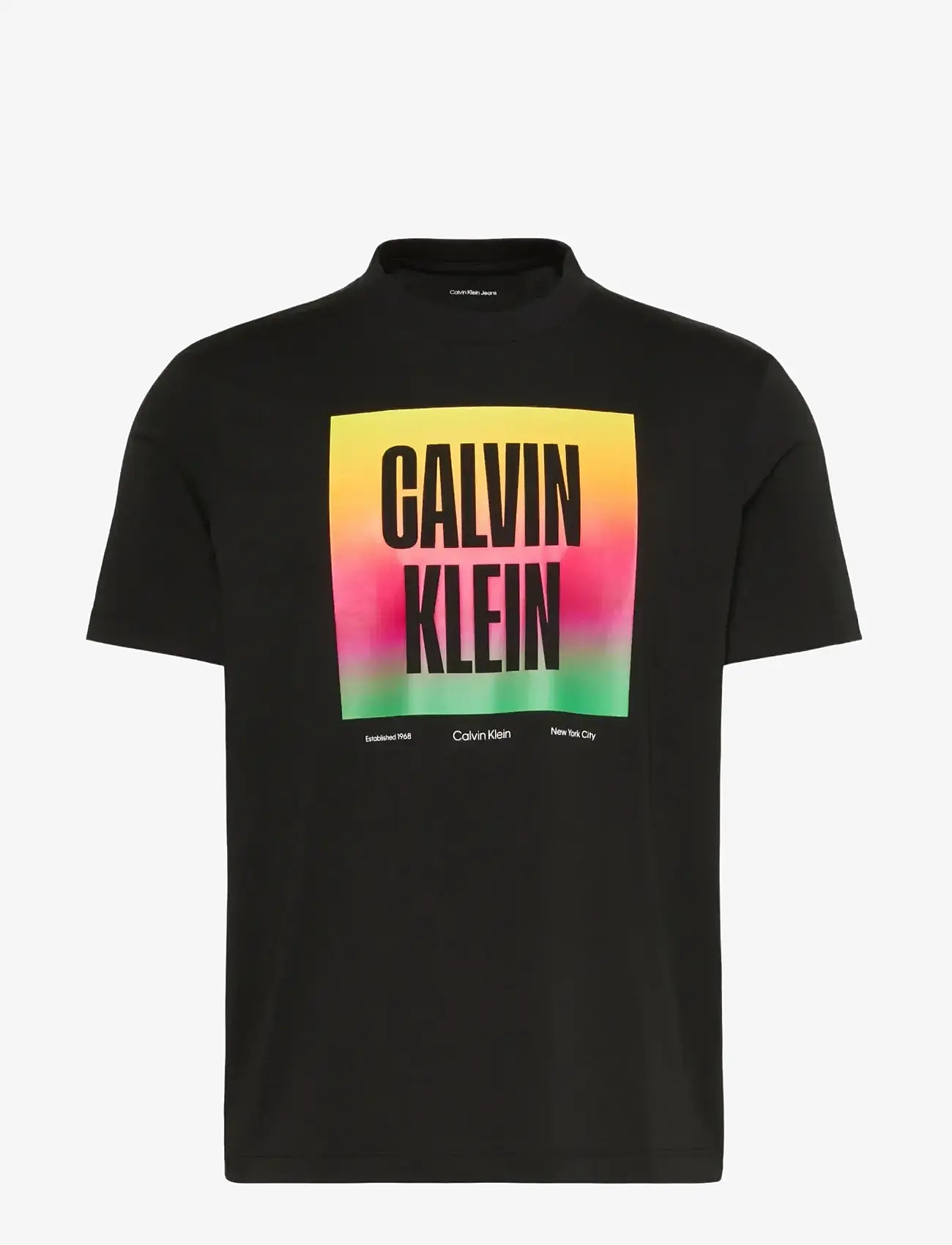 Calvin Klein Jeans - SS 20s CALVIN KLEIN PRIDE26 GRAP - kortærmede t-shirts - black - 1