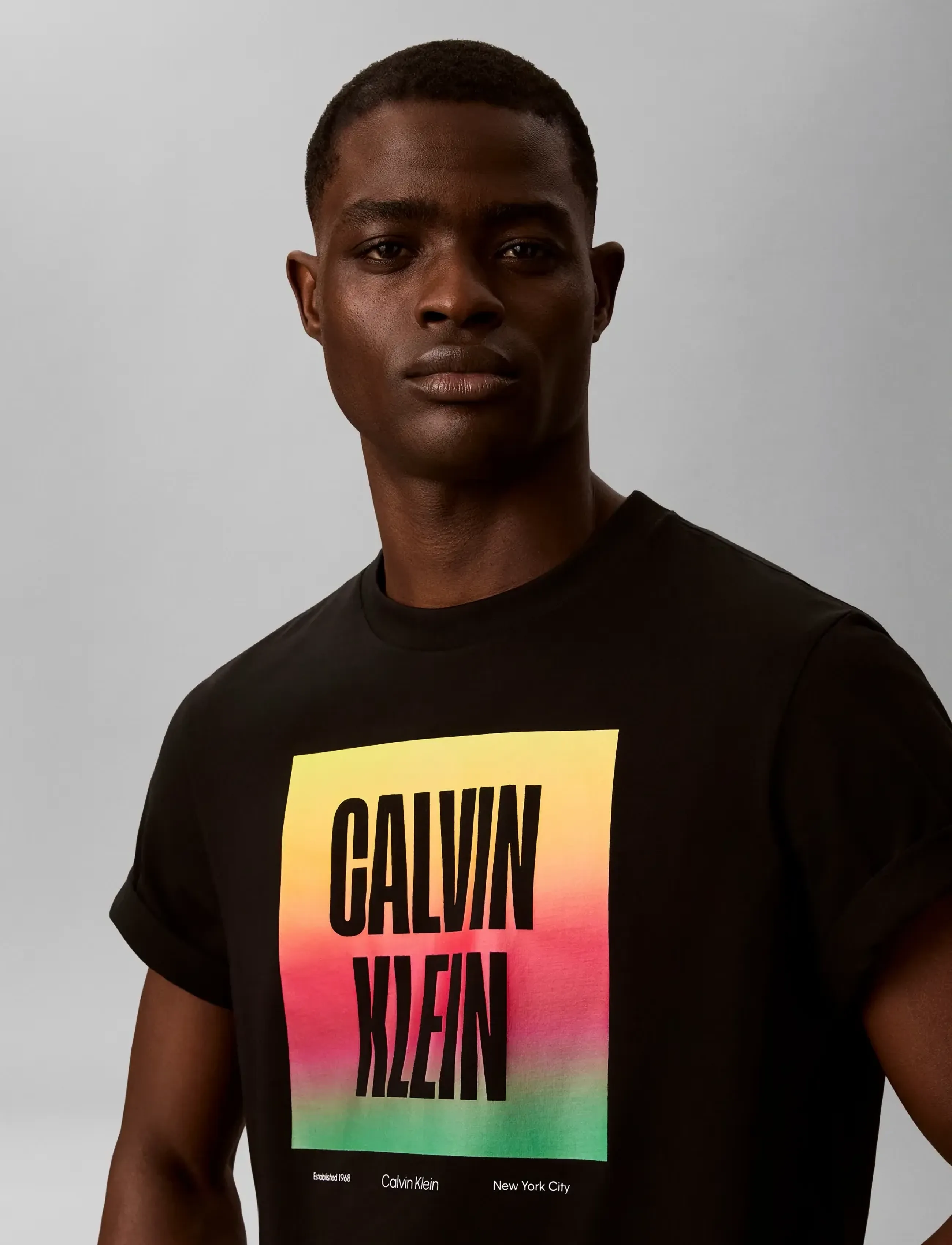 Calvin Klein Jeans - SS 20s CALVIN KLEIN PRIDE26 GRAP - kurzärmelig - black - 3