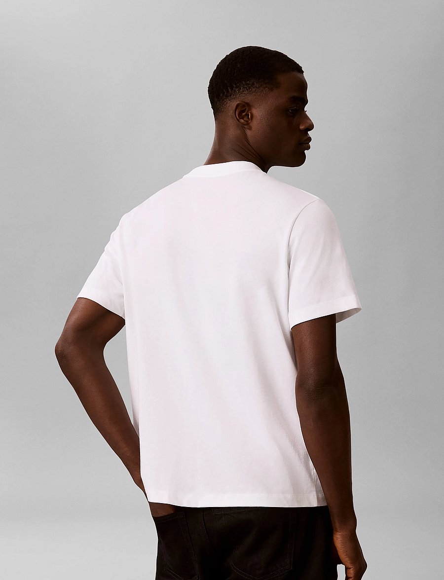 Calvin Klein Jeans - SS 20s CALVIN KLEIN PRIDE26 GRAP - lühikeste varrukatega t-särgid - brilliant white - 3