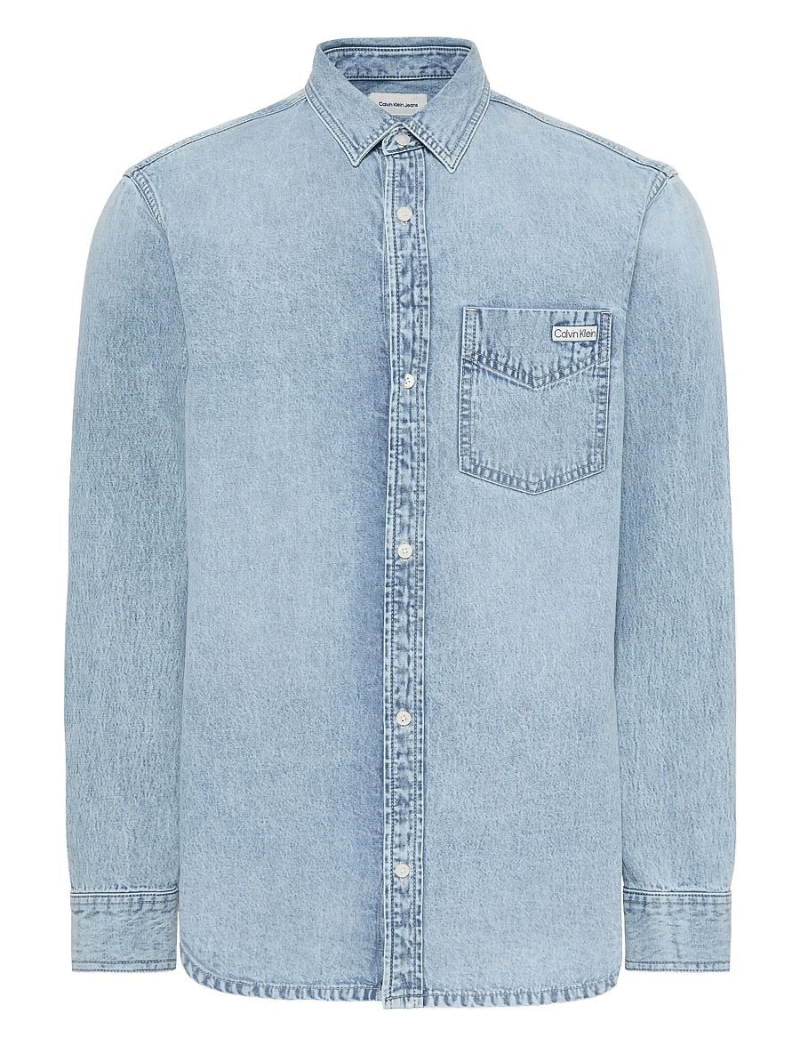 Calvin Klein Jeans - ESSENTIAL CLASSIC PALE BLUE STON - jeansskjortor - pale blue stone - 1