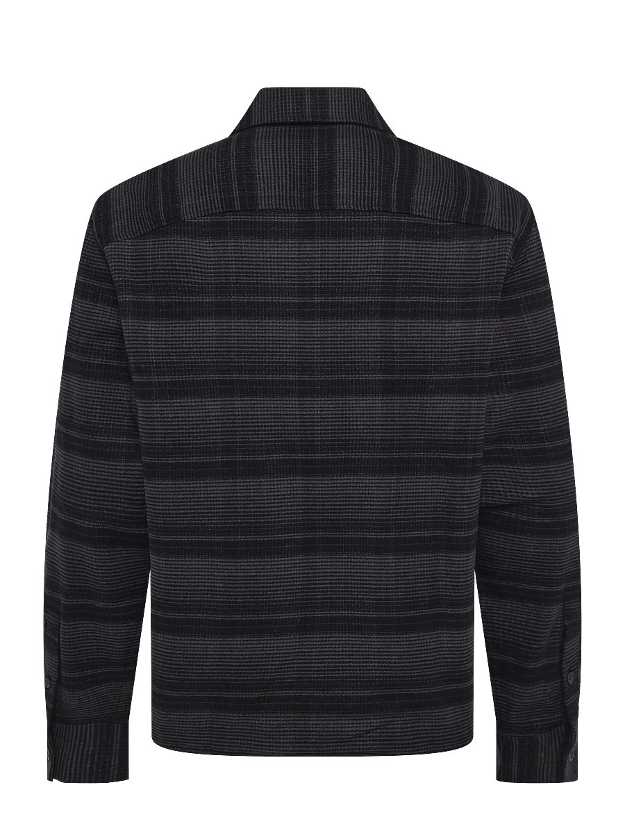 Calvin Klein Jeans - LS EASY PLD CTTN FLNL OVERSHIRT - flanell-hemden - black - 1