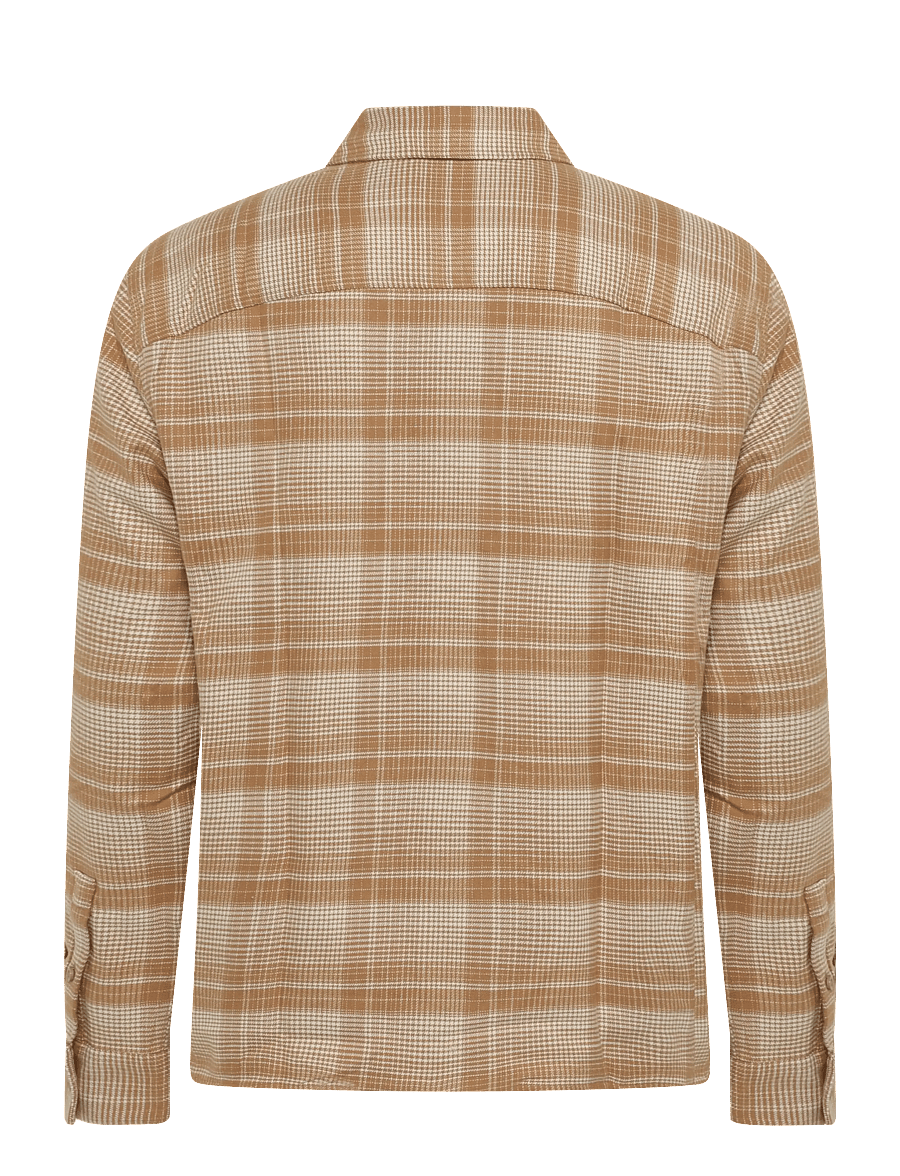 Calvin Klein Jeans - LS EASY PLD CTTN FLNL OVERSHIRT - flanellsärgid - tigers eye - 1