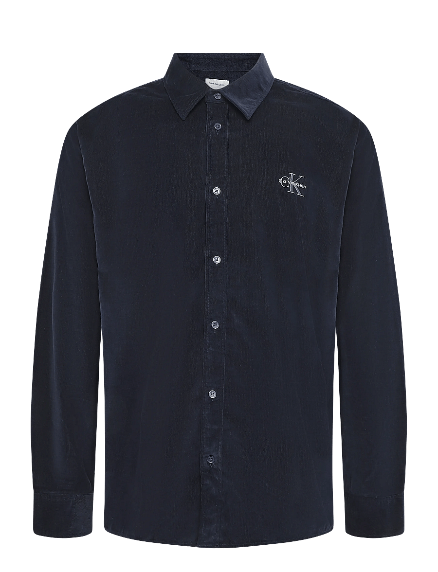 Calvin Klein Jeans - LS CORDUROY EASY SHIRT - corduroy shirts - dark sapphire - 1