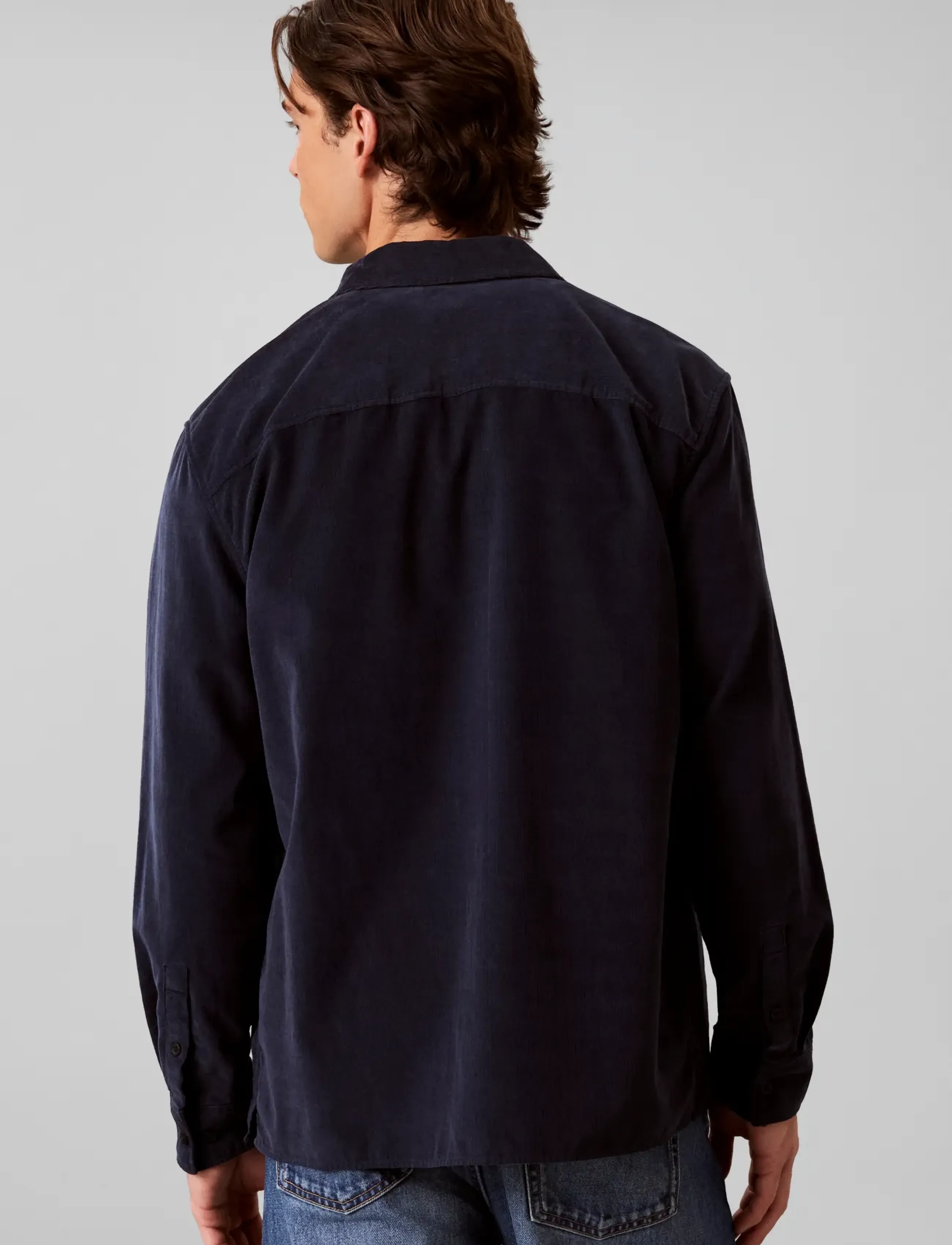 Calvin Klein Jeans - LS CORDUROY EASY SHIRT - corduroy shirts - dark sapphire - 3