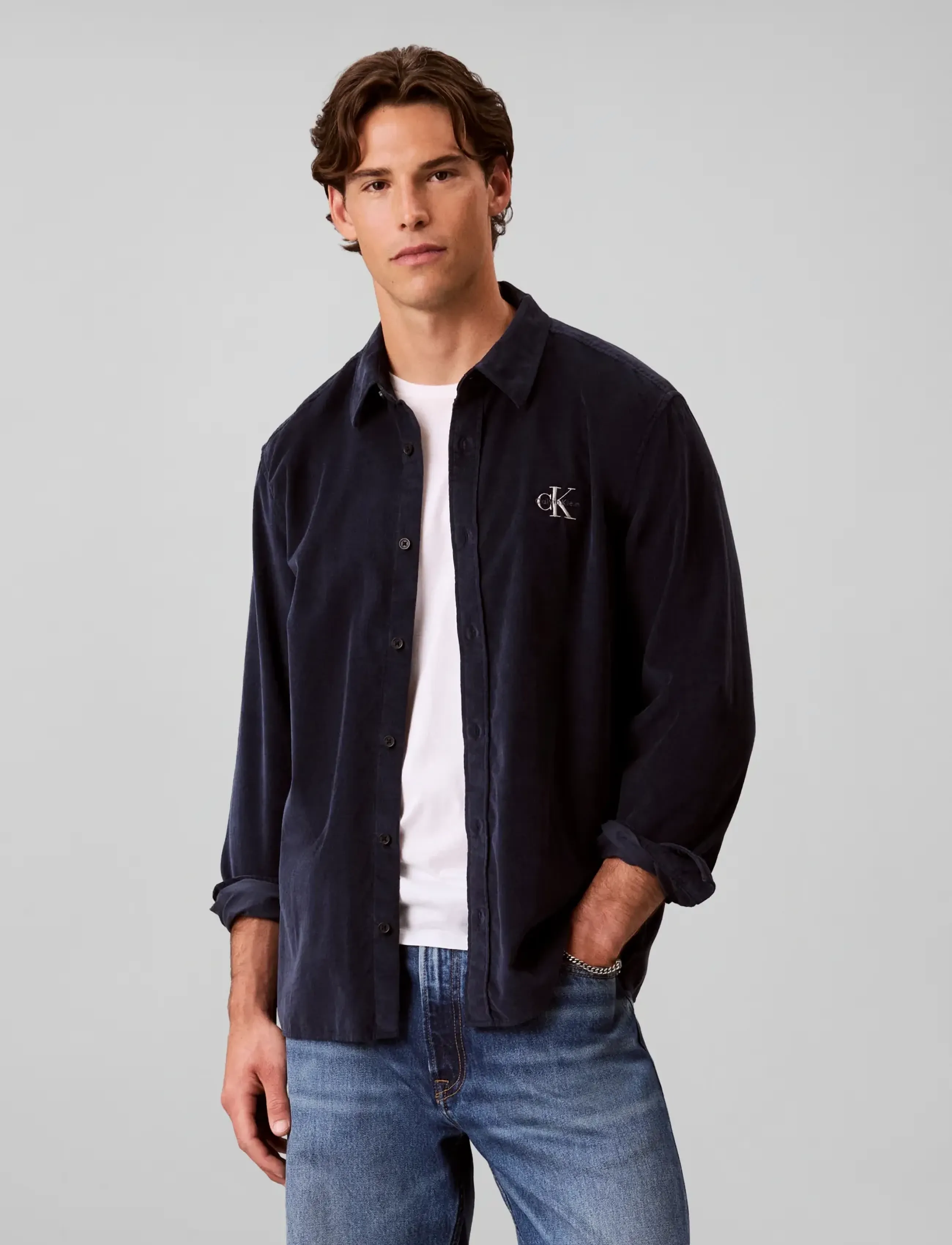 Calvin Klein Jeans Ls Corduroy Easy Shirt skjortor & blusar herr – bild 3