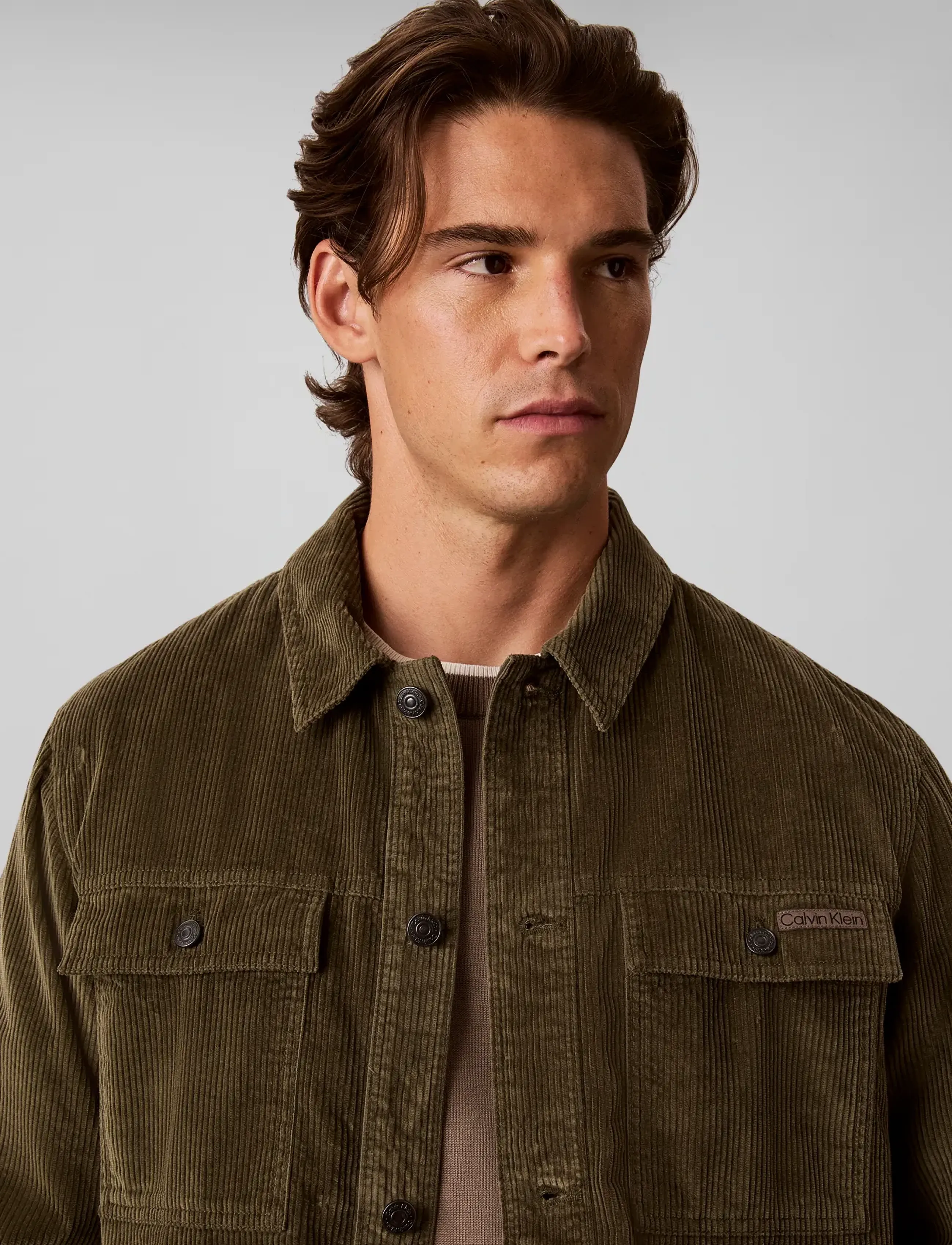 Calvin Klein Jeans Ls Corduroy Easy Overshirt skjortor & blusar herr – bild 6