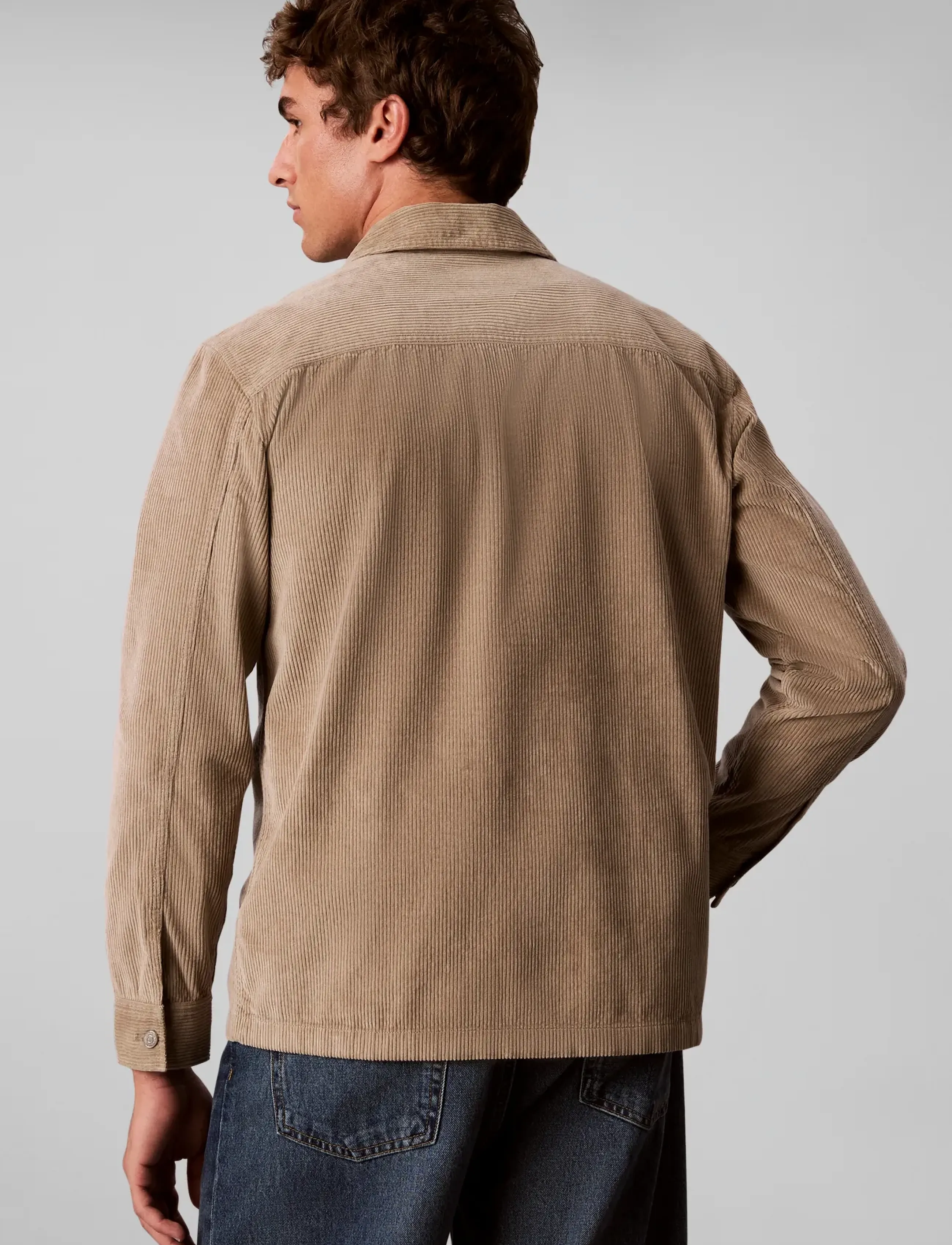 Calvin Klein Jeans - LS CORDUROY EASY OVERSHIRT - cordhemden - roasted cashew - 2