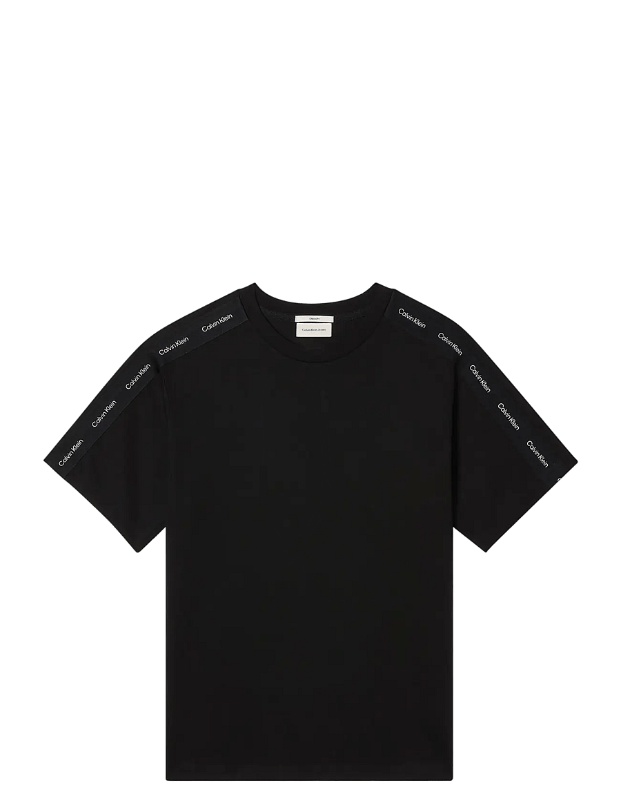 Calvin Klein Jeans - SS 20S EASY CLSC TAPE TEE - kortærmede t-shirts - black - 1