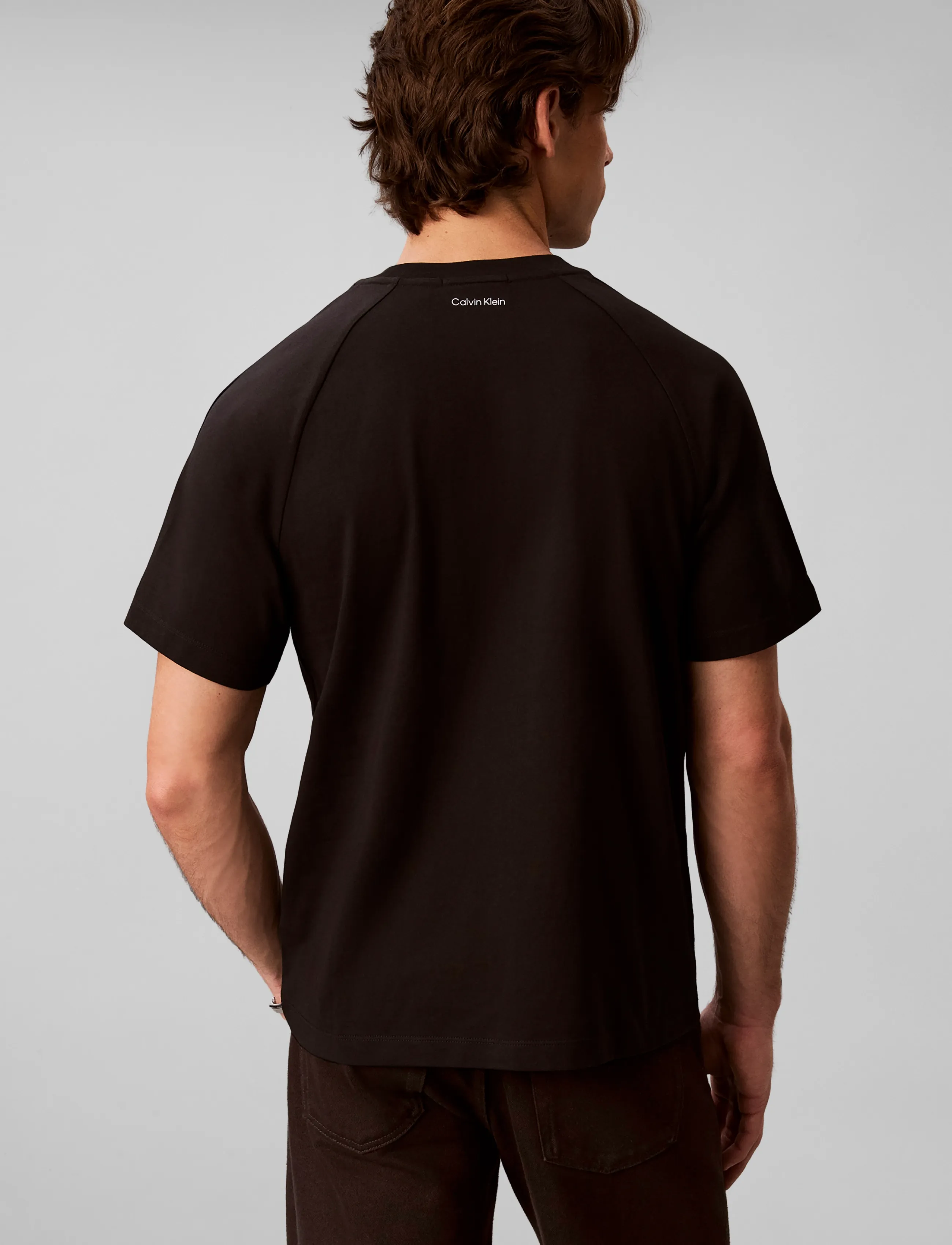 Calvin Klein Jeans - SS 20S EASY CLSC TAPE TEE - kortærmede t-shirts - black - 2