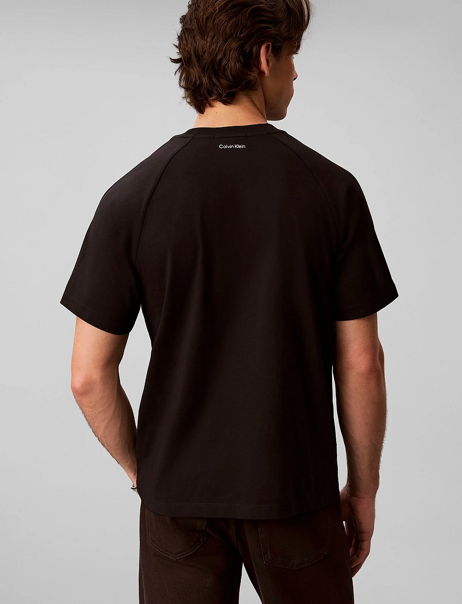 Calvin Klein Jeans - SS 20S EASY CLSC TAPE TEE - kortærmede t-shirts - black - 2
