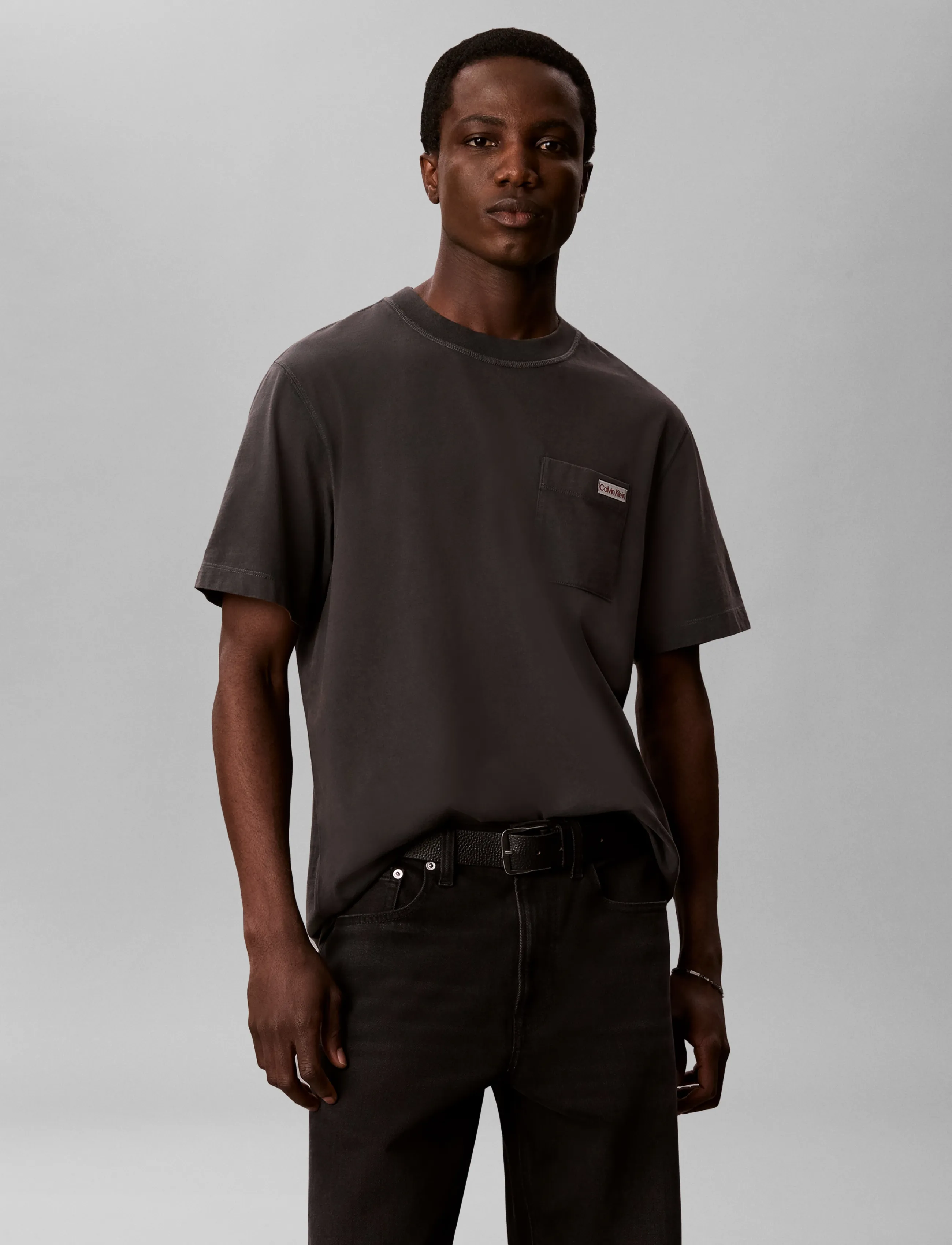 Calvin Klein Jeans - SS 20S GARMENT DYED EASY COIN PO - black oyster - 3