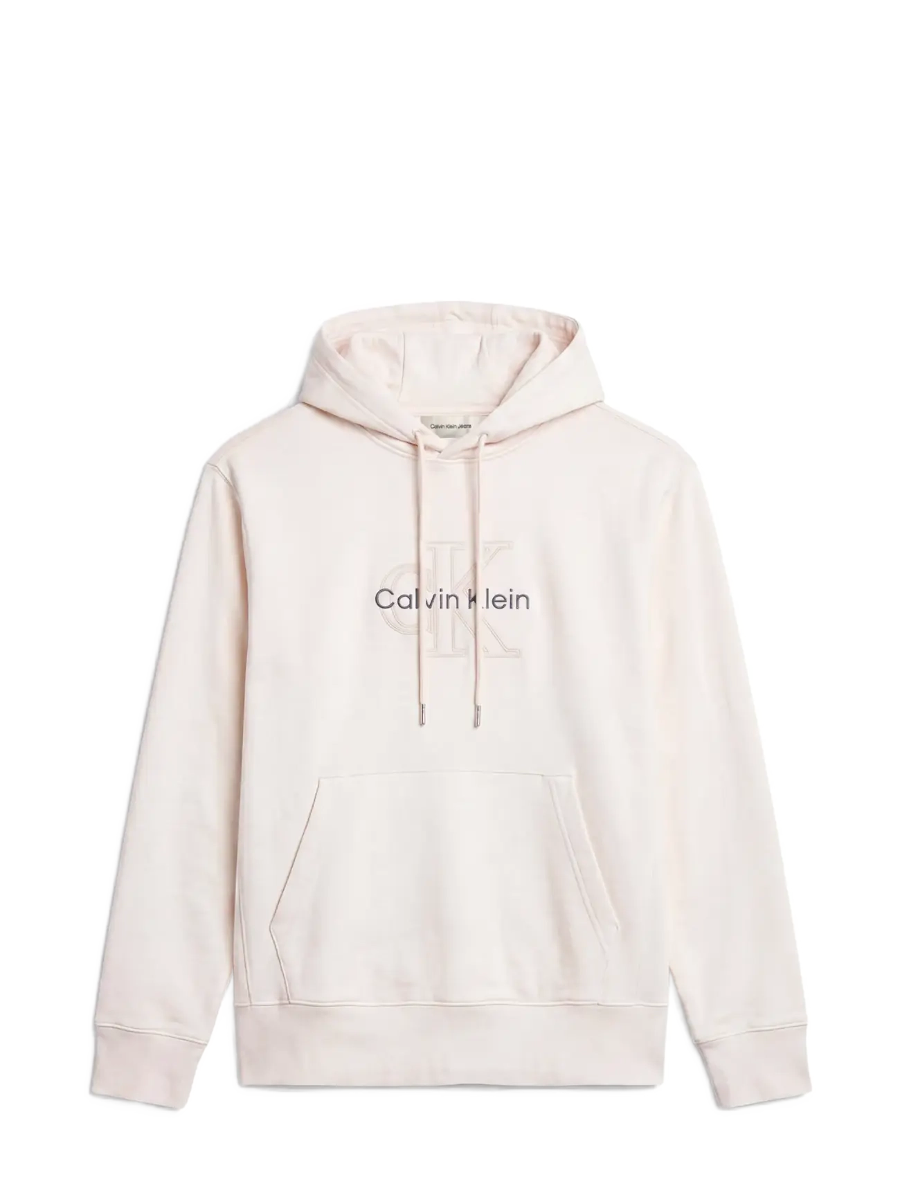 Calvin Klein Jeans - LS PREM TERRY DENIM APPLIQUE MNL - hoodies - tofu - 1