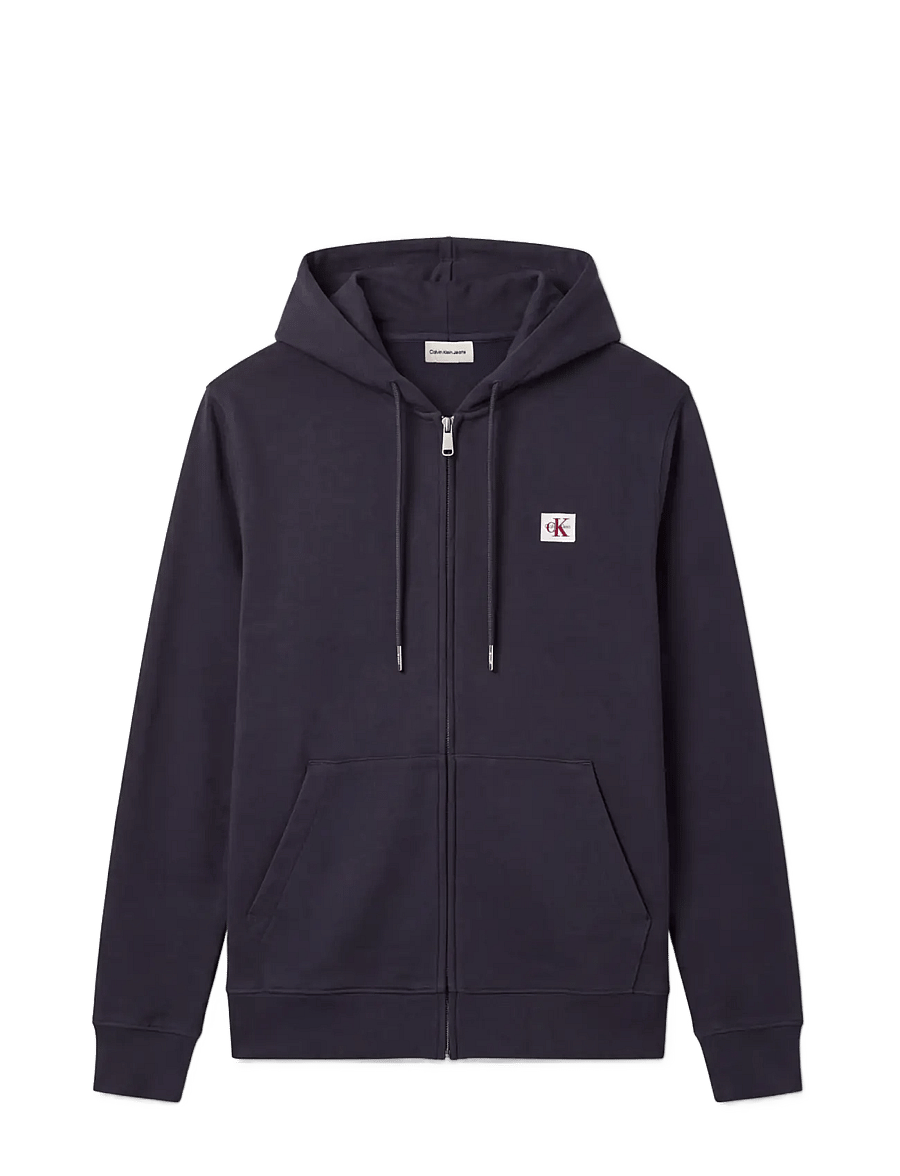 Calvin Klein Jeans - CL LS 350TERRY WVN LBL FZ HOODIE - kapuzenpullover - blue nights - 1