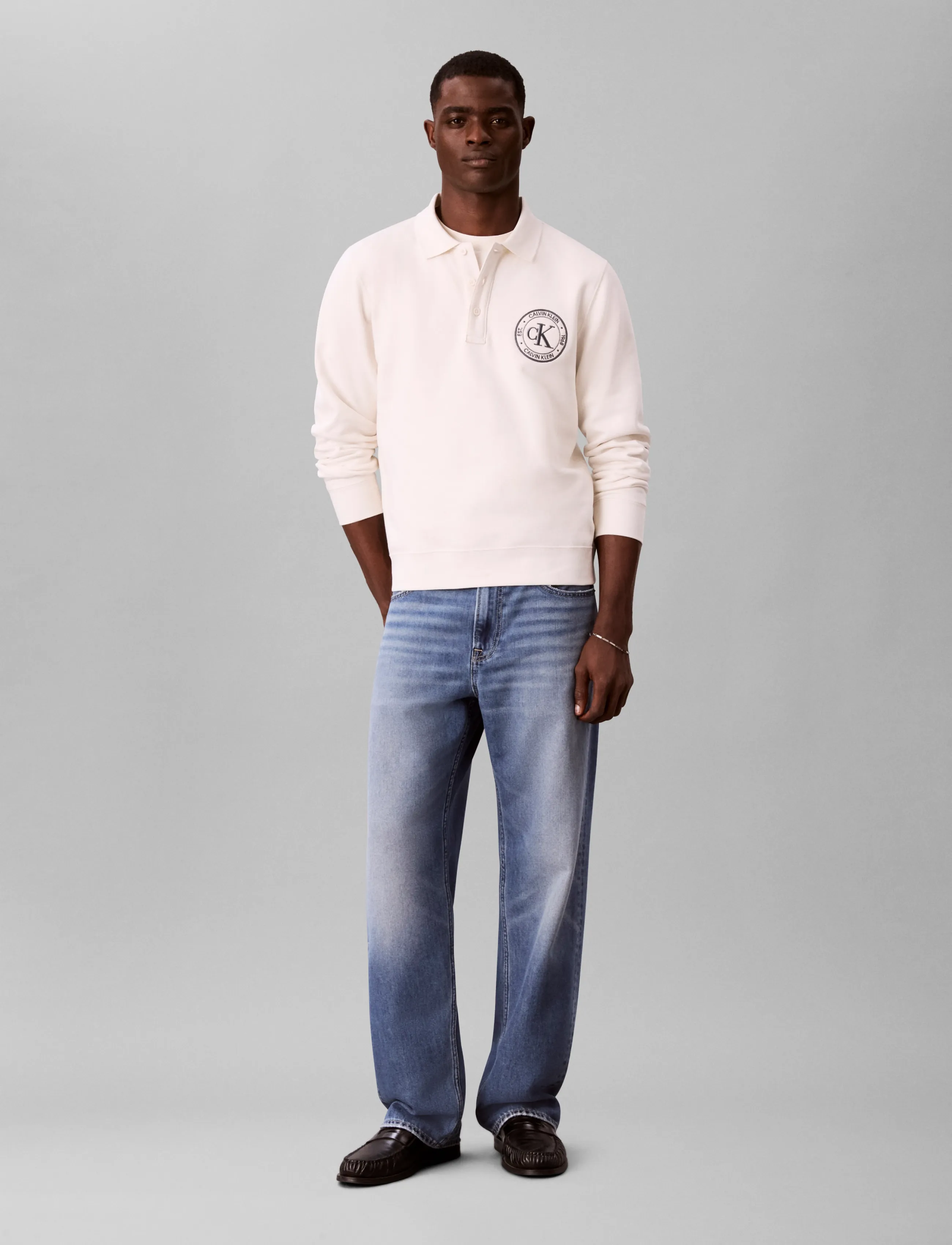 Ls 350Terry Eu Graphic Polo Swea