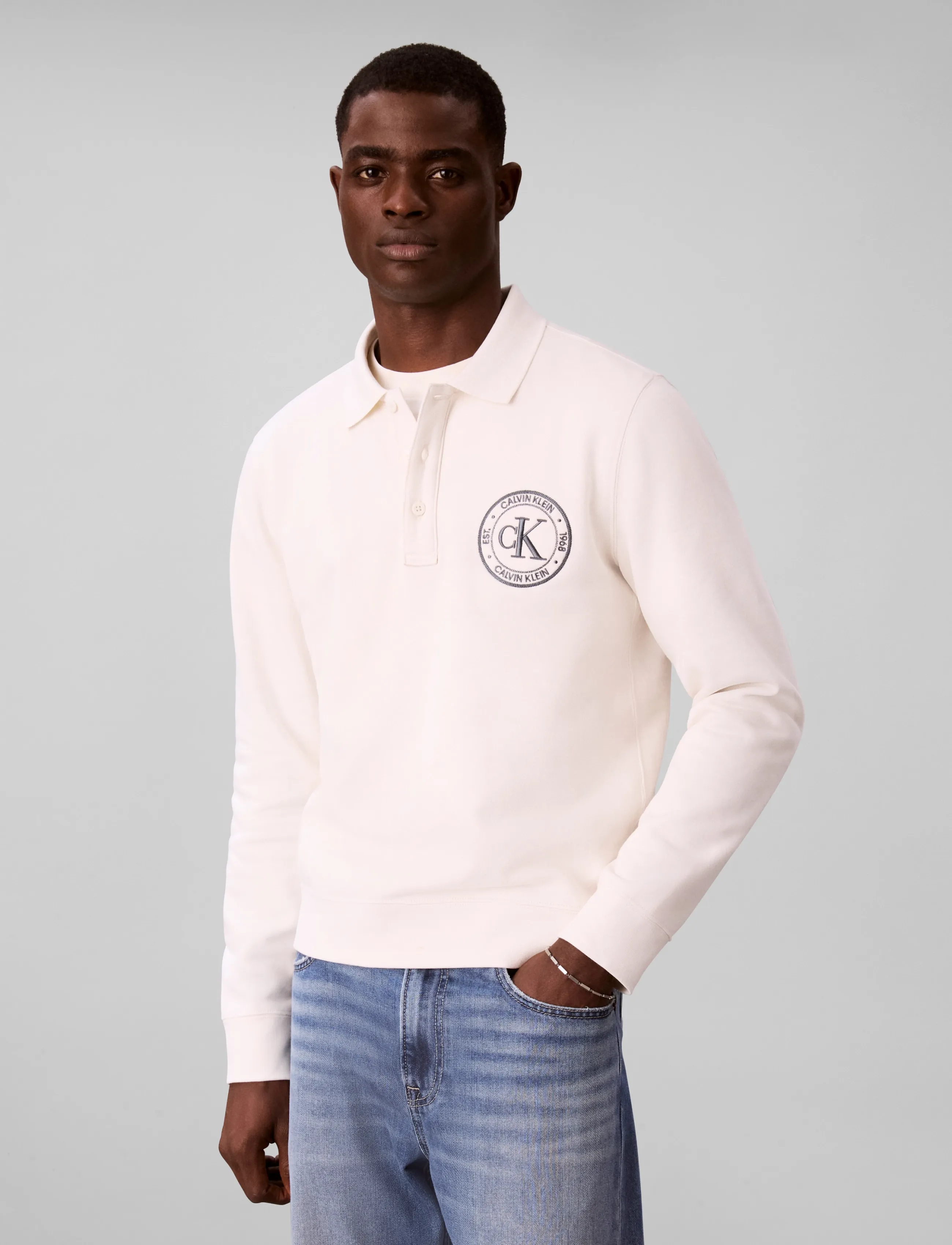 Ls 350Terry Eu Graphic Polo Swea 3