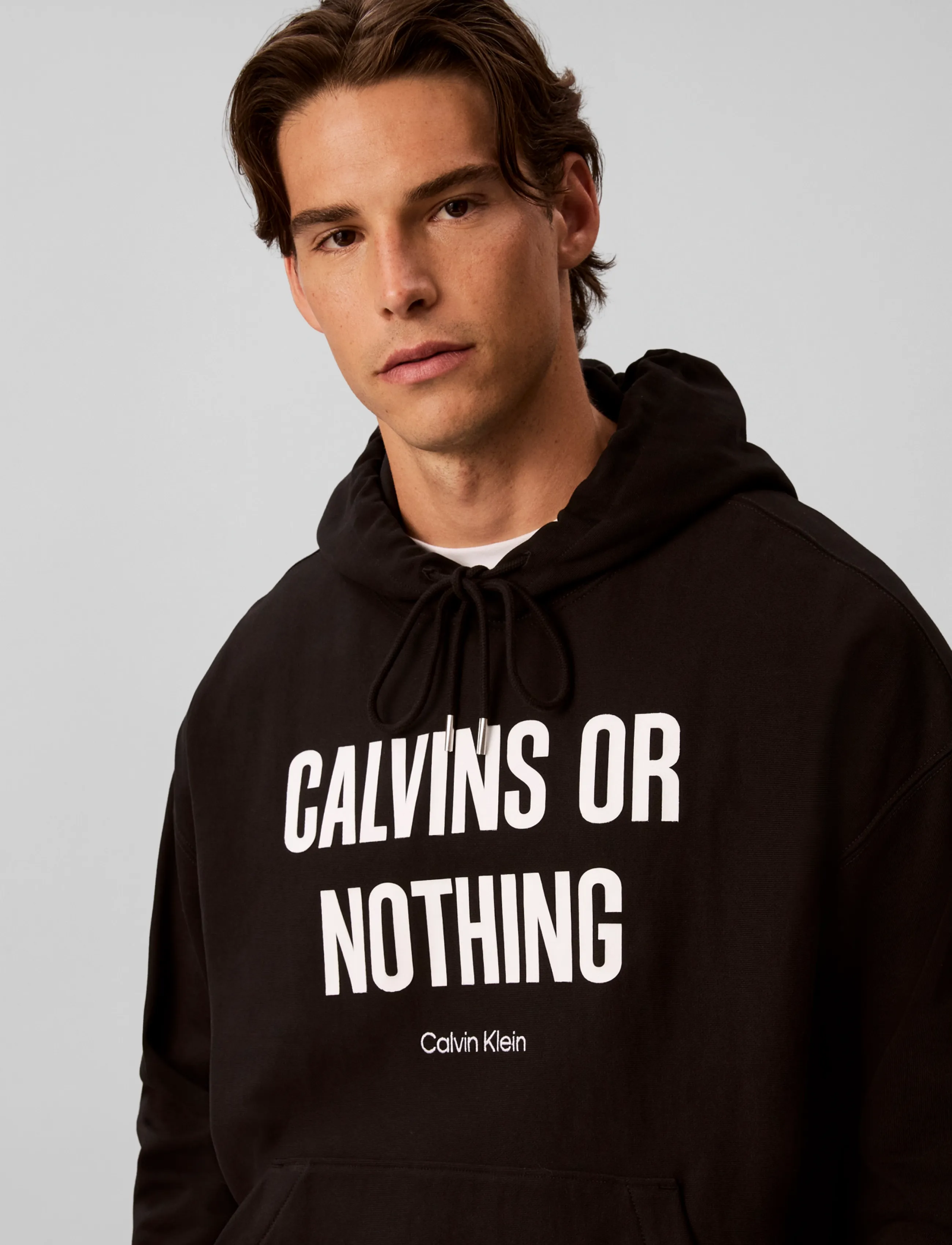 Calvin Klein Jeans - LS PREM TERRY CALVINS OR NOTHING - black - 4