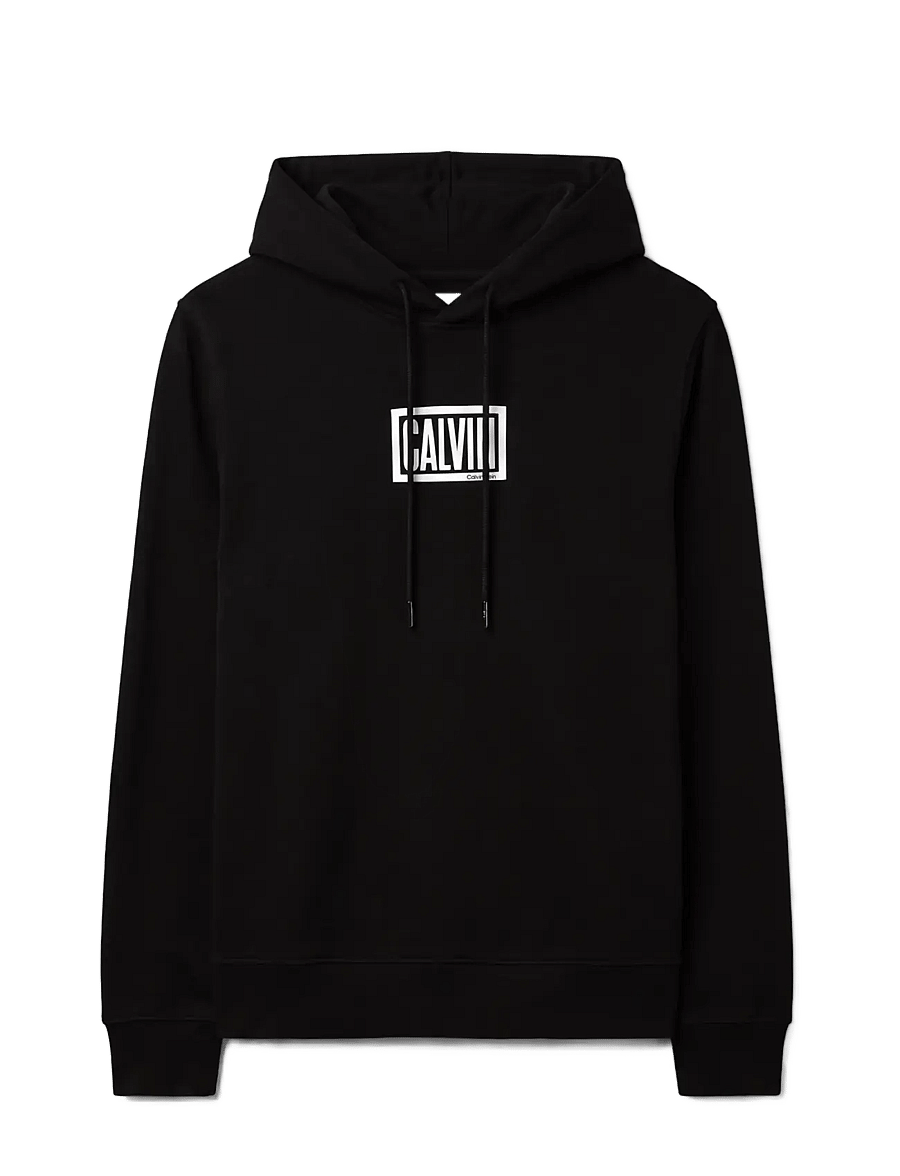 Calvin Klein Jeans - LS 350TERRY EU CLVIN BOX LOGO HO - kapuutsiga pusad - black - 1
