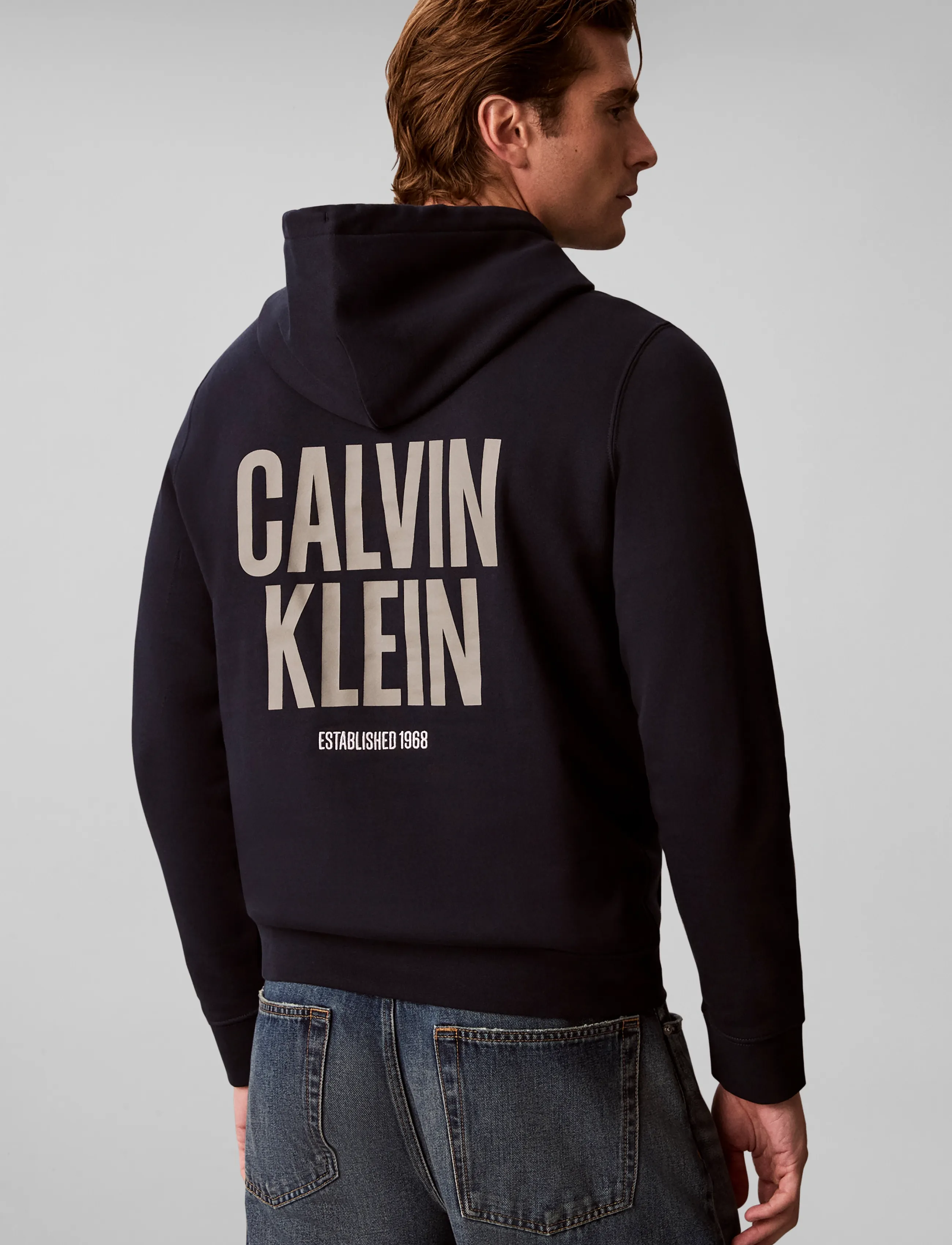 Calvin Klein Jeans - LS 350FLEECE EU BOLD CLVN KLN HO - dark sapphire - 2