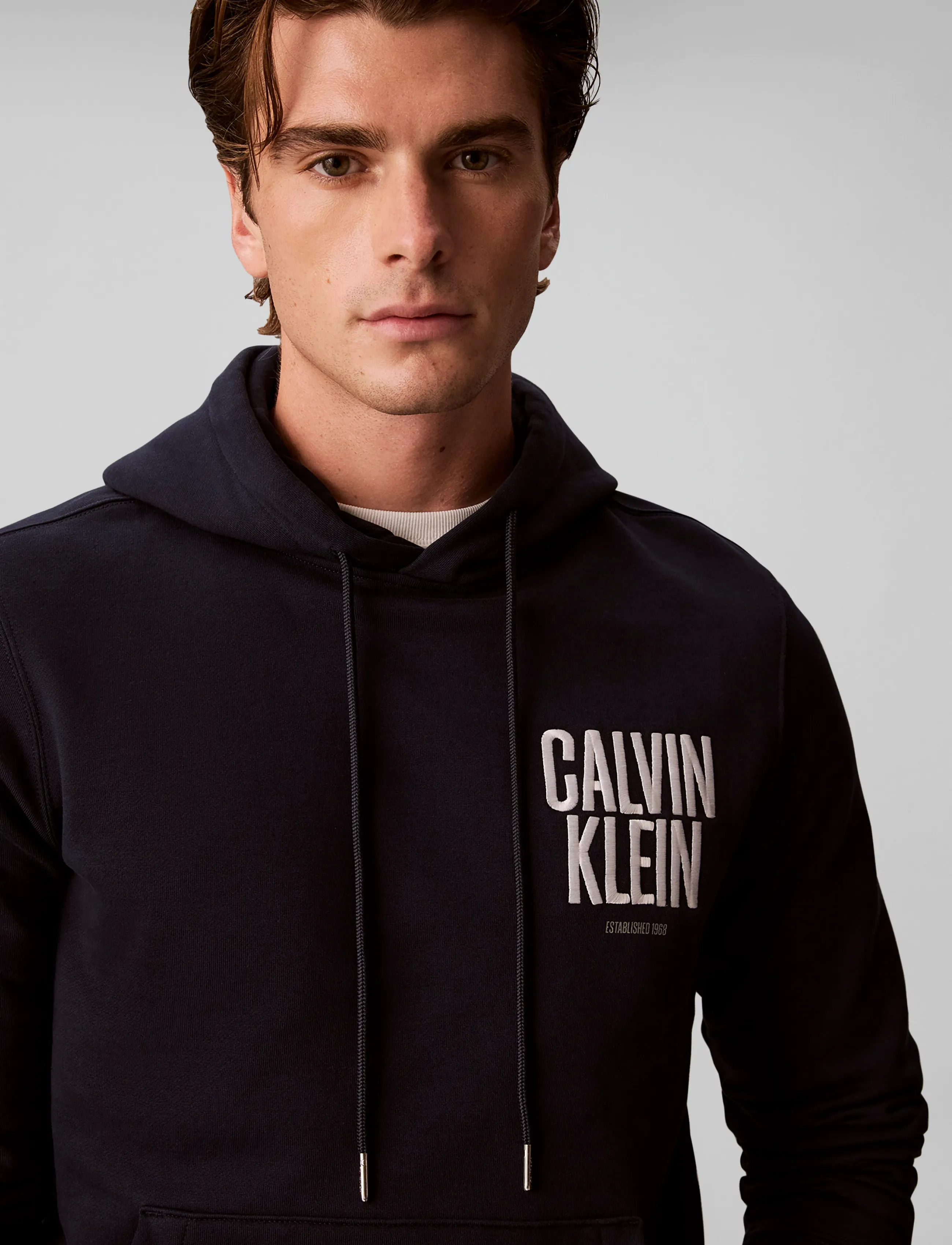 Calvin Klein Jeans - LS 350FLEECE EU BOLD CLVN KLN HO - dark sapphire - 5