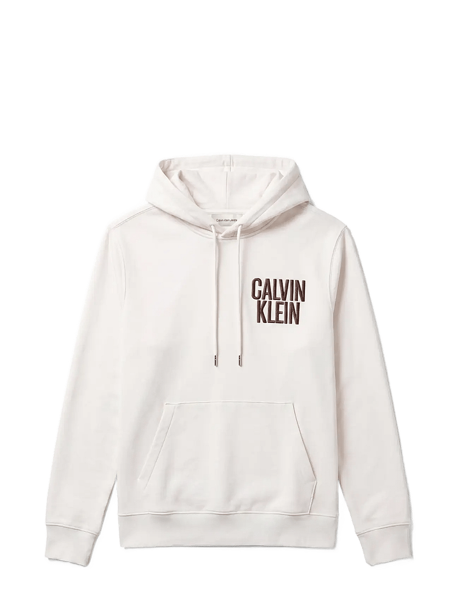 Calvin Klein Jeans - LS 350FLEECE EU BOLD CLVN KLN HO - kapuutsiga pusad - tofu - 1