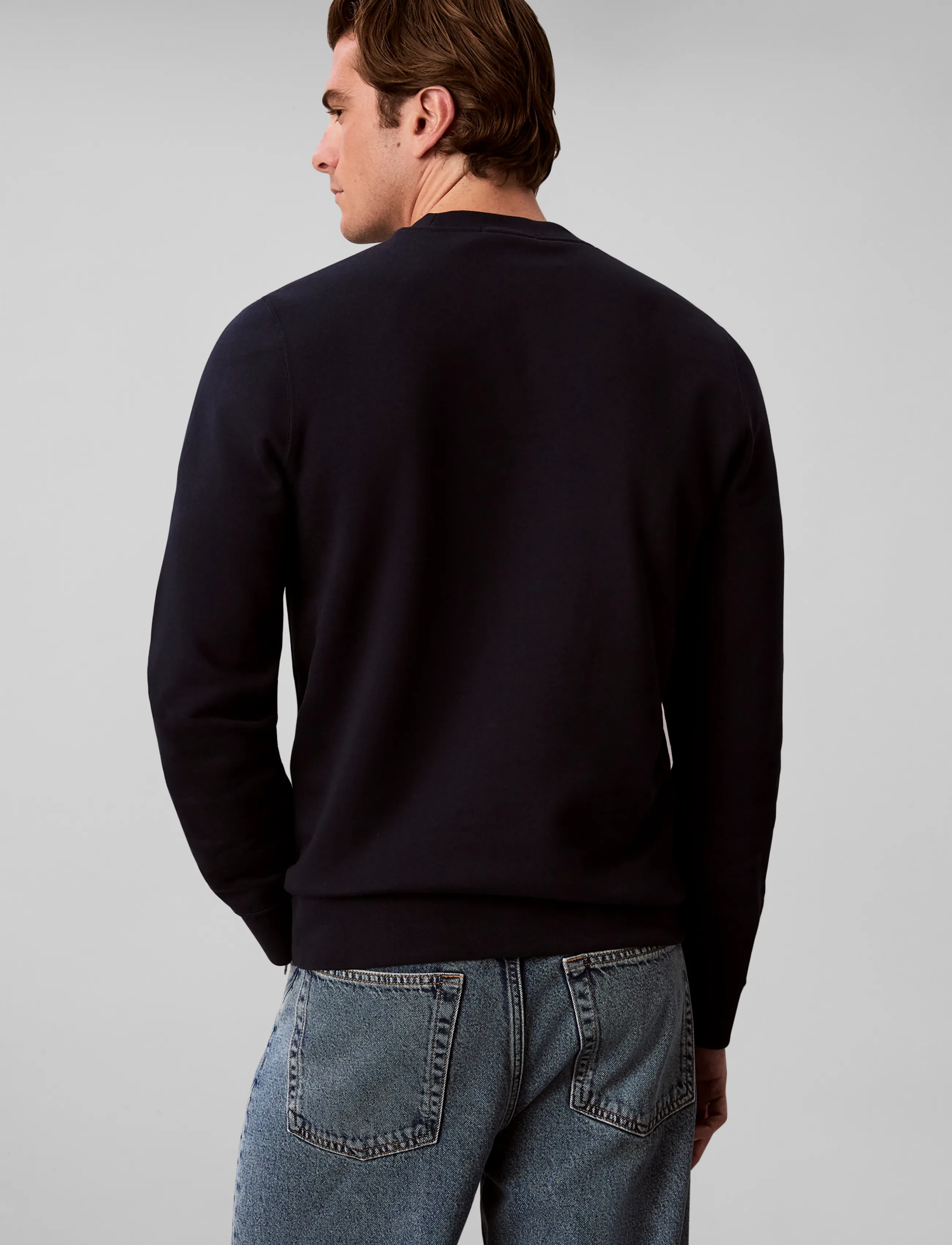 Calvin Klein Jeans - LS 350TERRY EU CLVIN BOX LOGO CN - sweatshirts - dark sapphire - 2