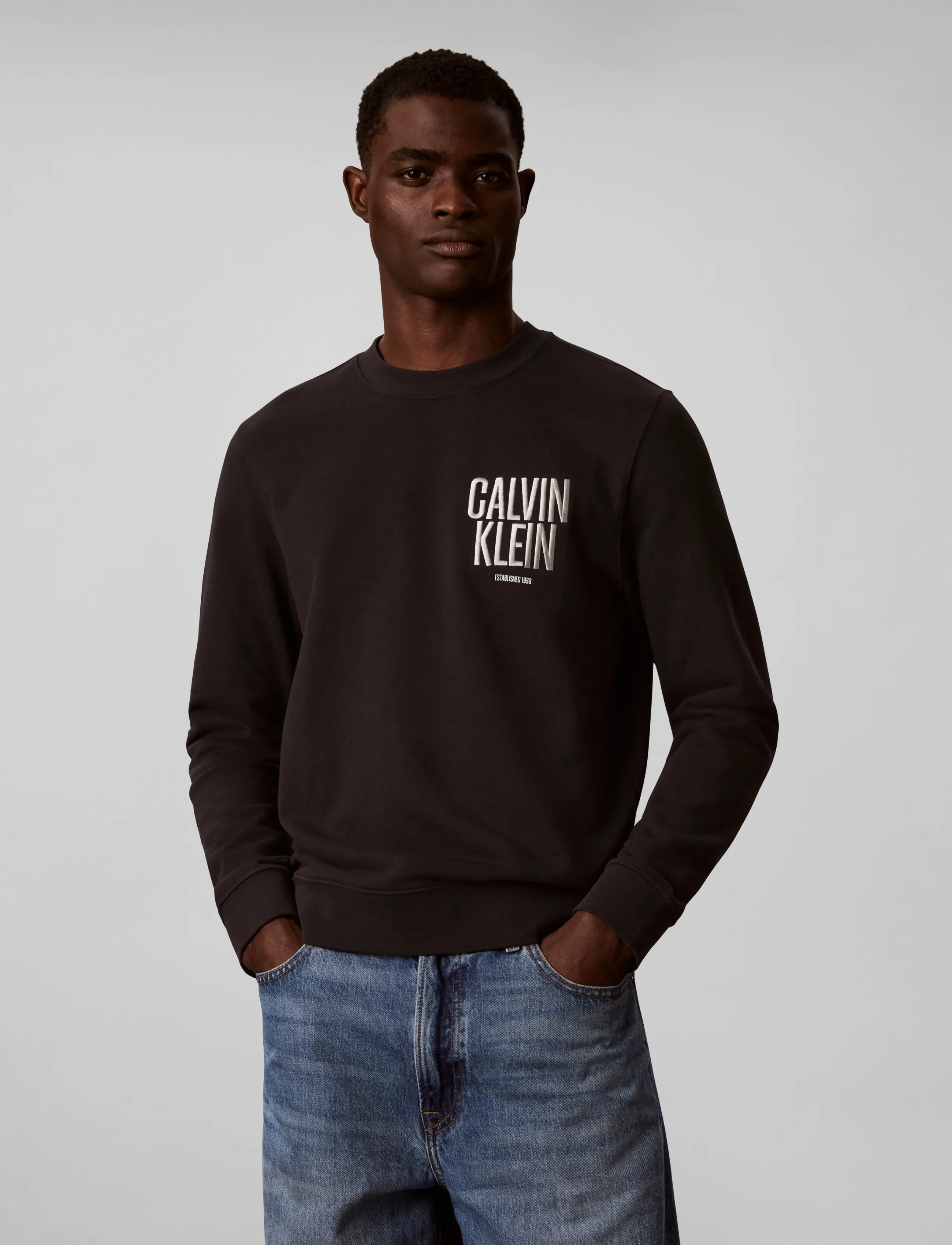 Calvin Klein Jeans - LS 350TERRY EU BOLD CLVN KLN CN - black - 3