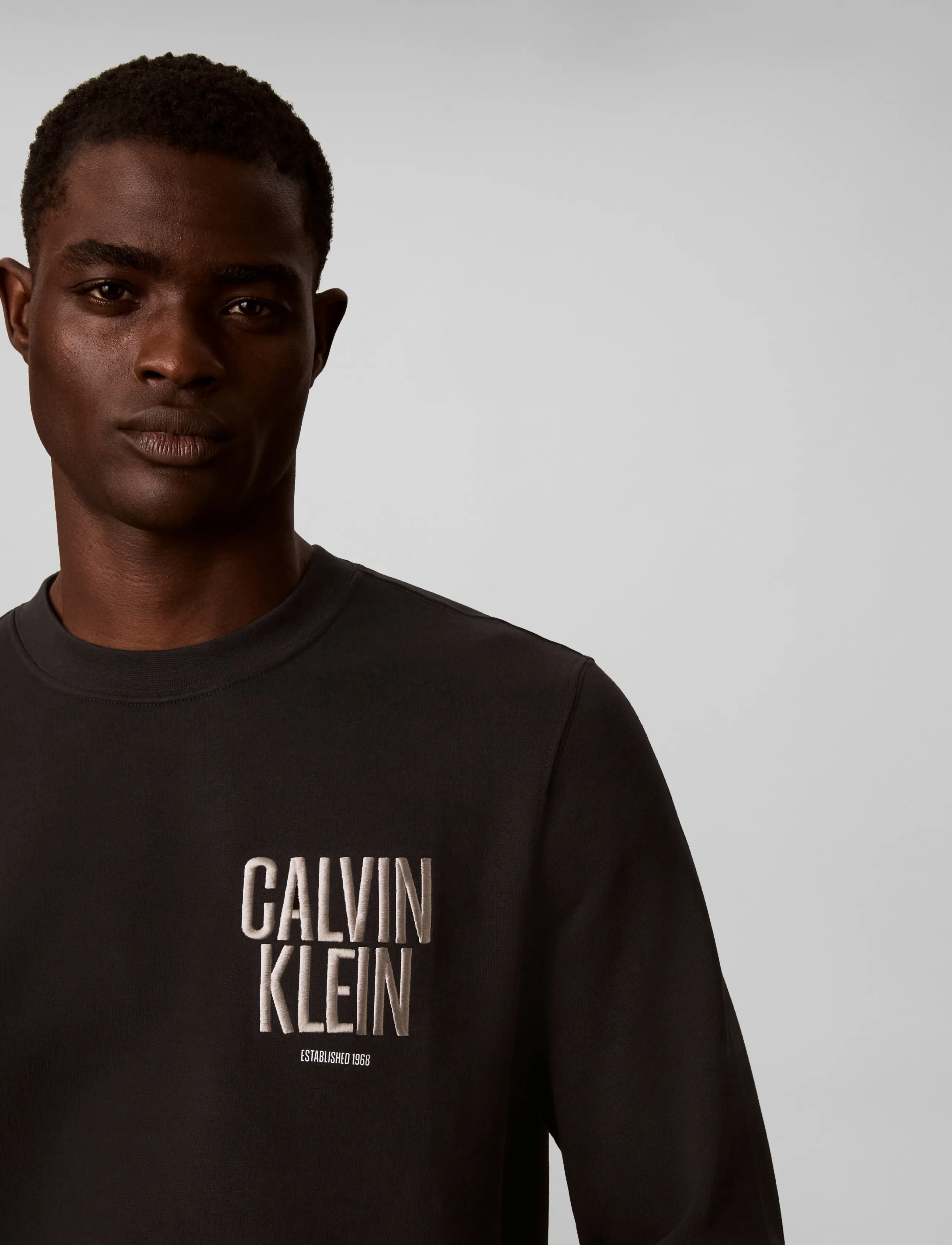 Calvin Klein Jeans - LS 350TERRY EU BOLD CLVN KLN CN - black - 4