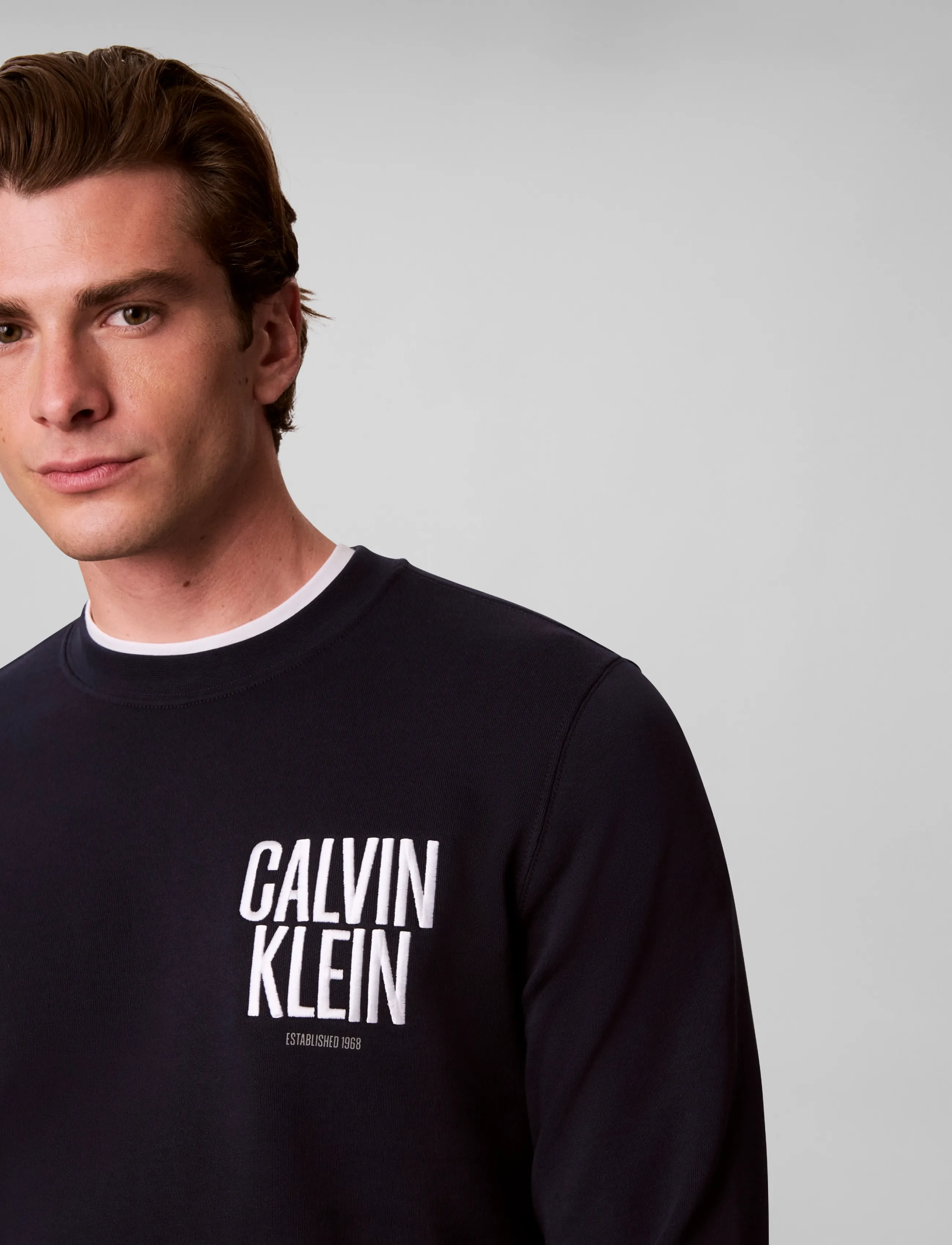Calvin Klein Jeans - LS 350TERRY EU BOLD CLVN KLN CN - dark sapphire - 4