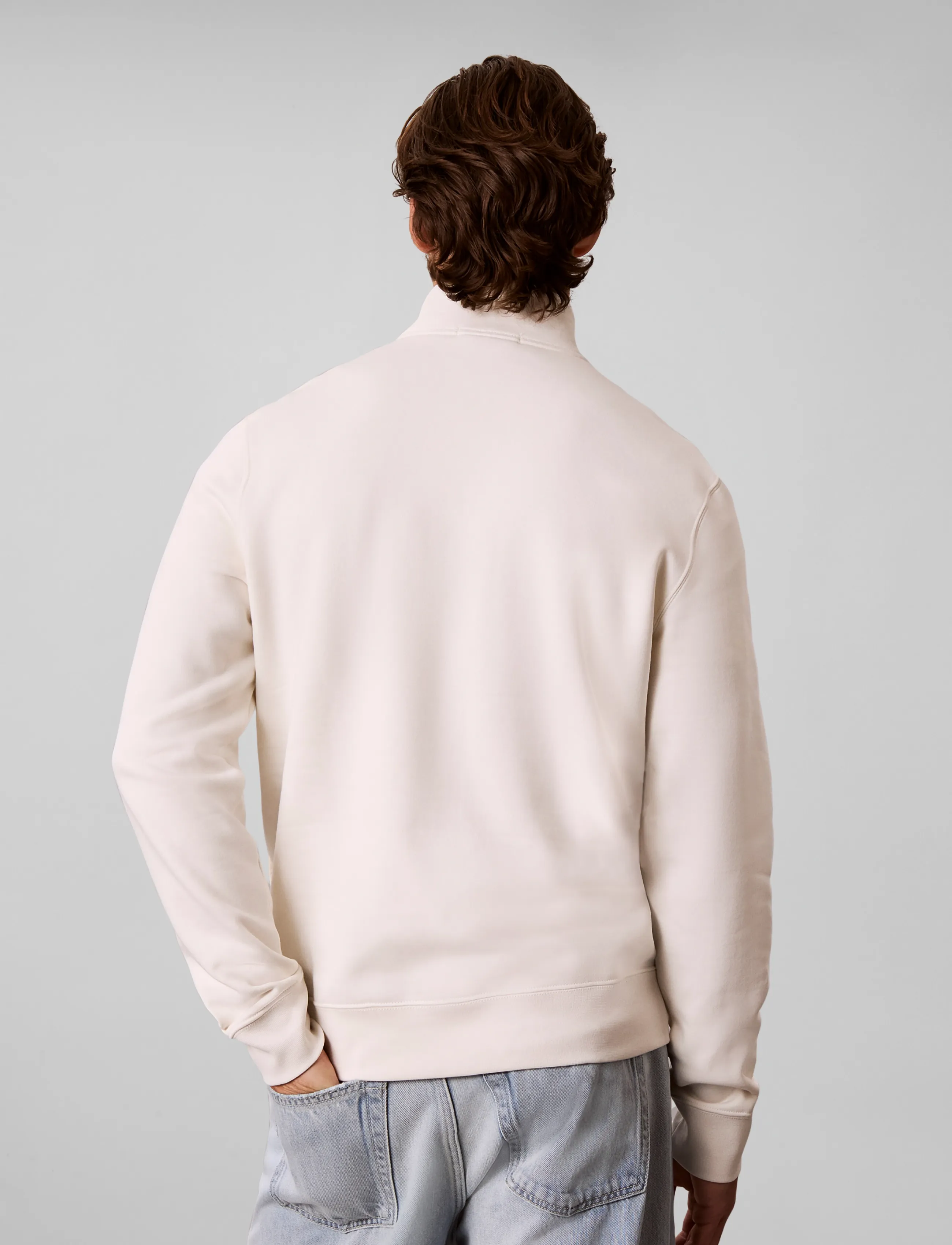 Calvin Klein Jeans - LS 350FLEECE EU BOLD CLVN KLN QT - tofu - 2