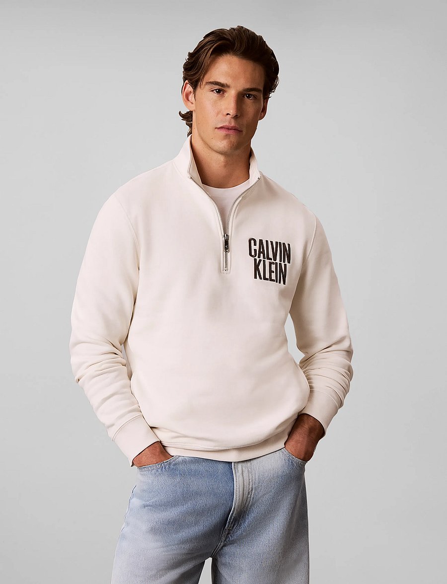 Calvin Klein Jeans - LS 350FLEECE EU BOLD CLVN KLN QT - teddy-pusad - tofu - 3