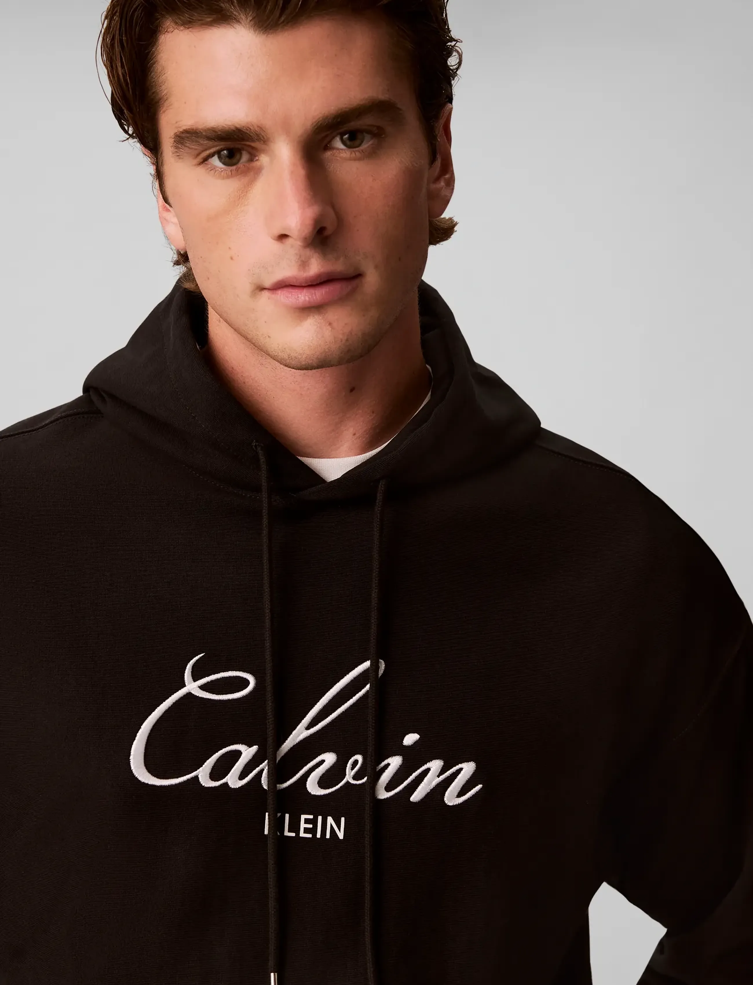 Calvin Klein Jeans - LS PREMIUM TERRY OCT SCRIPT LOGO - kapuzenpullover - black - 4