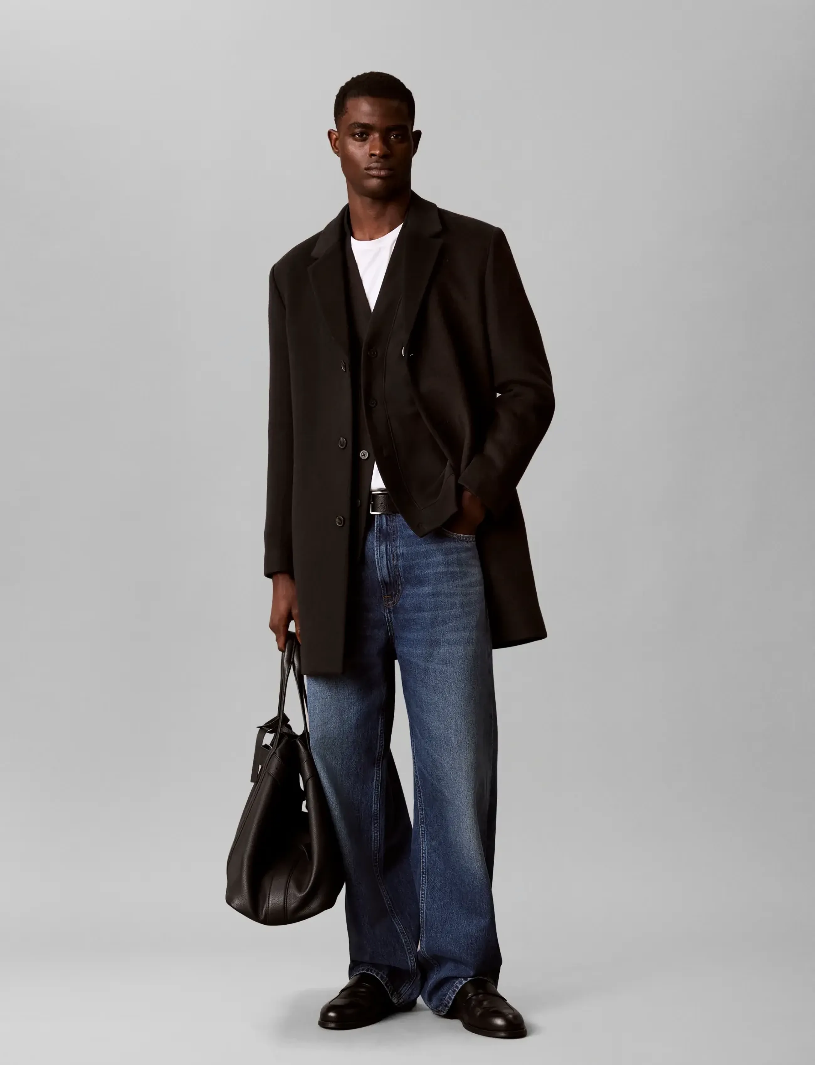Calvin Klein Jeans - LS PRM TERRY OCT SCRPT CARDIGN S - black - 3