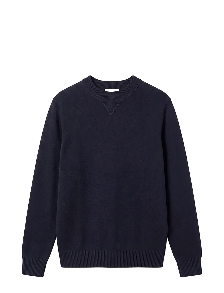 Calvin Klein Jeans - LS JEANS MERINO CRWNK 7GG - round necks - dark sapphire - 1
