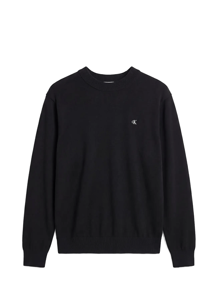 Calvin Klein Jeans - LS EU CLSC CTTN CRWNK SWTR 12GG - rund hals - black - 1