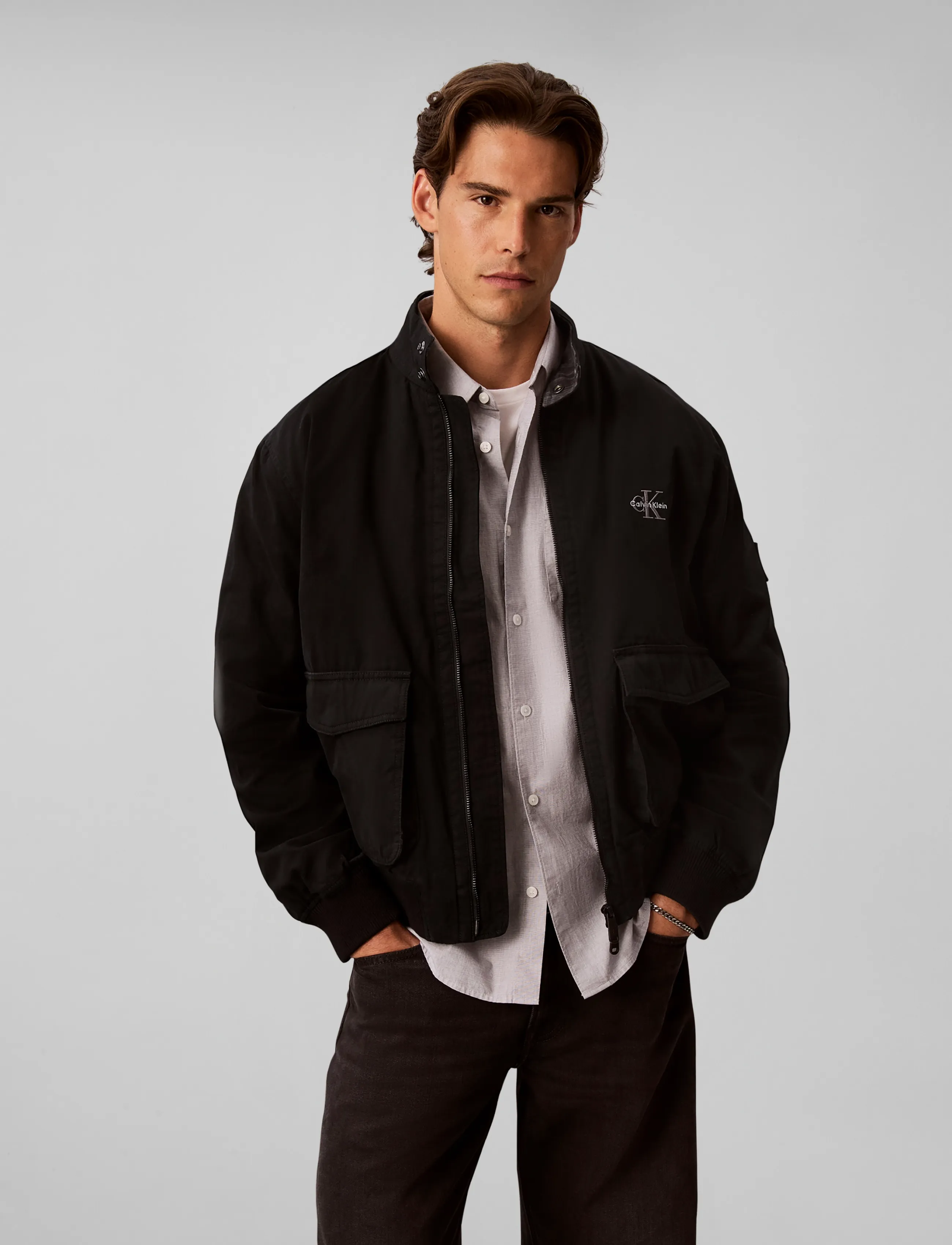 Ls Cotton Flannel Lined Harringt 3
