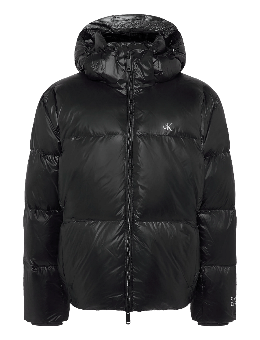 Calvin Klein Jeans - LS GLOSSY DETACHABLE HD DOWN PUF - winterjacken - black - 1