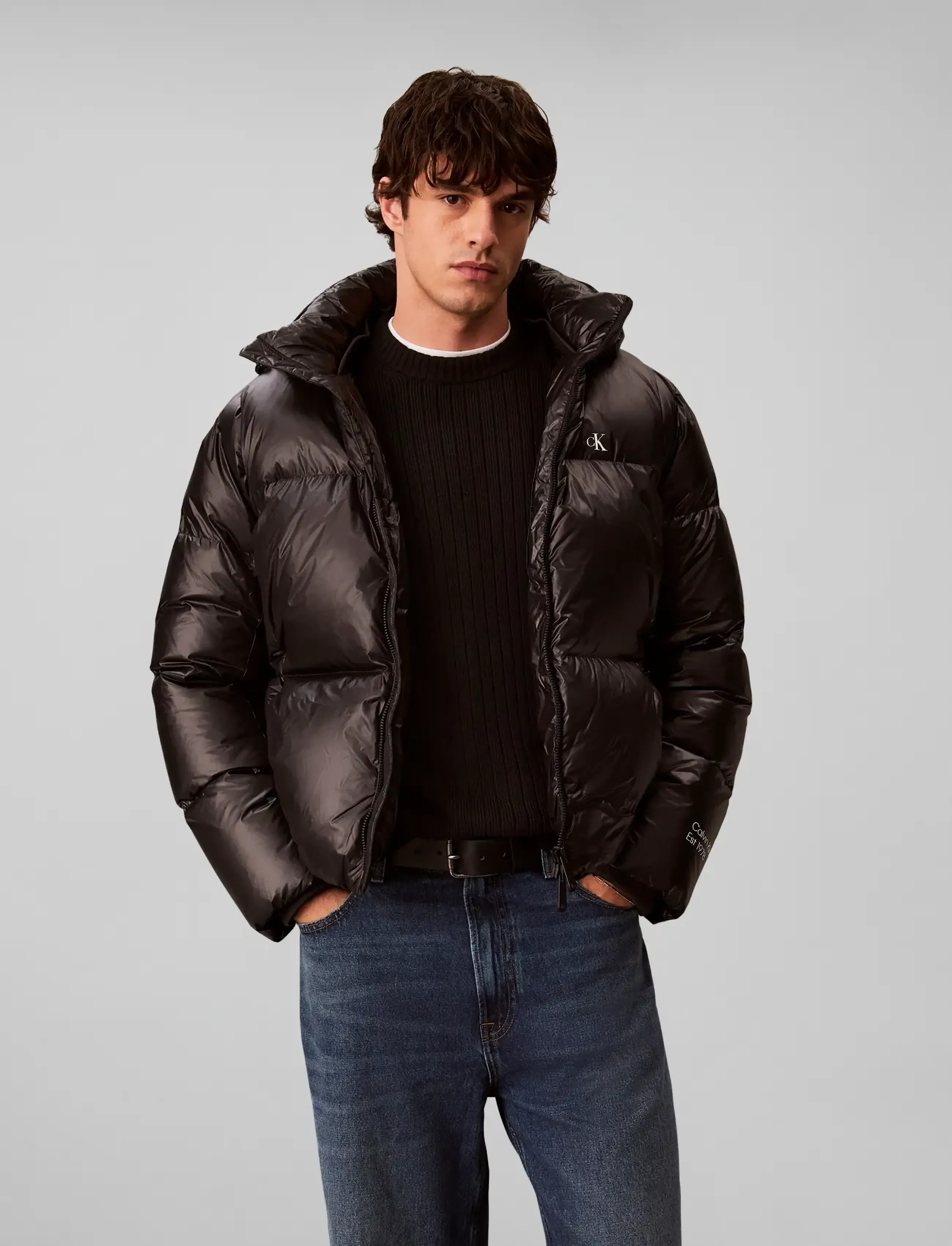 Calvin Klein Jeans - LS GLOSSY DETACHABLE HD DOWN PUF - winterjacken - black - 4