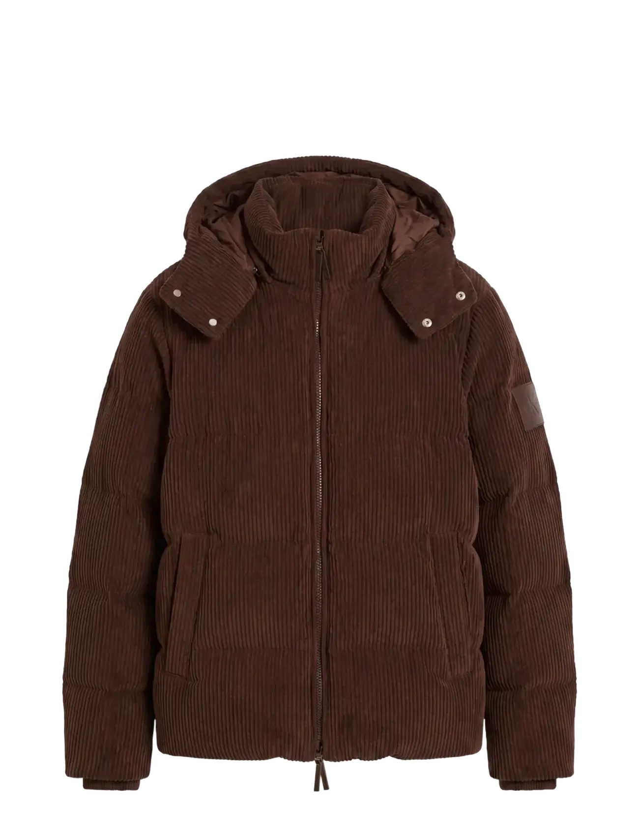 Calvin Klein Jeans - LS CORDUROY PUFFER HD DOWN JKT - vinterjackor - dark coffee - 1