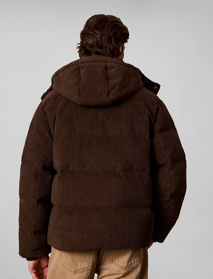 Calvin Klein Jeans - LS CORDUROY PUFFER HD DOWN JKT - vinterjackor - dark coffee - 2