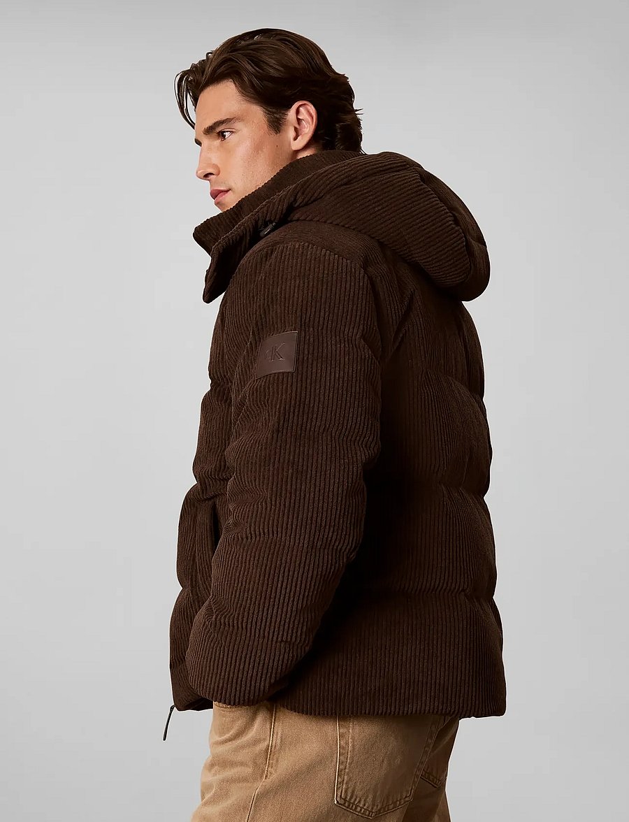 Calvin Klein Jeans - LS CORDUROY PUFFER HD DOWN JKT - vinterjackor - dark coffee - 5