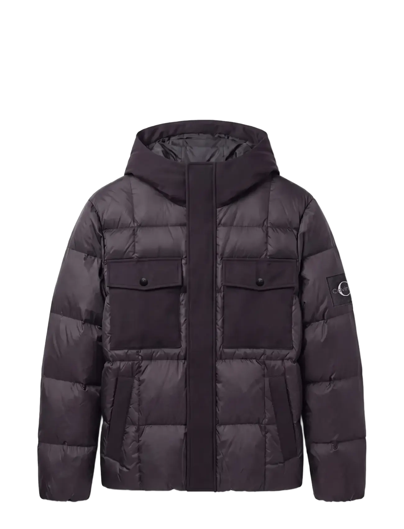 Calvin Klein Jeans - LS MIXED MEDIA NYLON HD DOWN PUF - black - 1