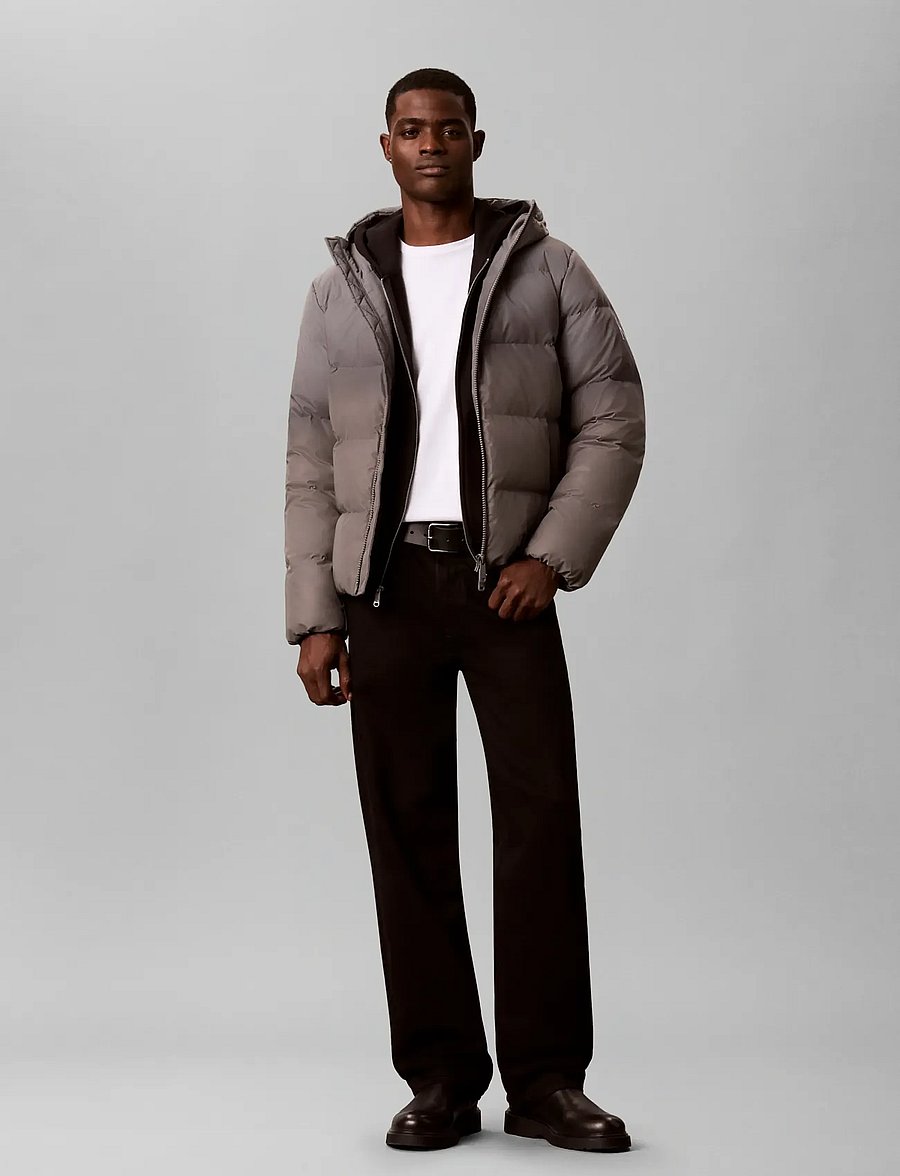 Calvin Klein Jeans - LS REFLECTIVE OMBRE DOWN PUFFER - sulejoped - silver ombre - 0